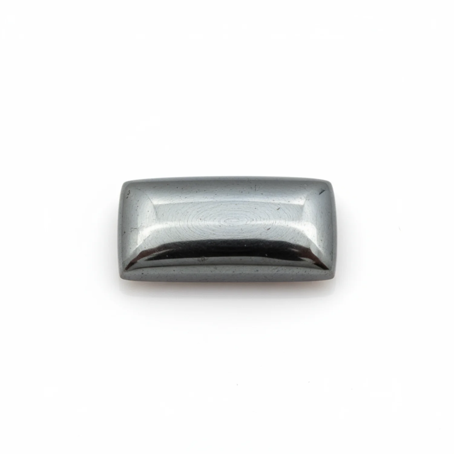 Hematite (Gunmetal) 1PC Medium 7x14 MM Baguette Cabochon Gray Brilliant semi Precious Precious Gemstone
