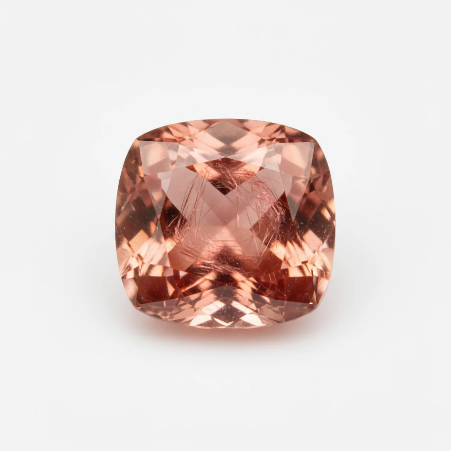 Hessonite Garnet (Gomed) 10PC Tiny 4x4 MM Cushion Faceted Red Brilliant Precious Loose Gemstones