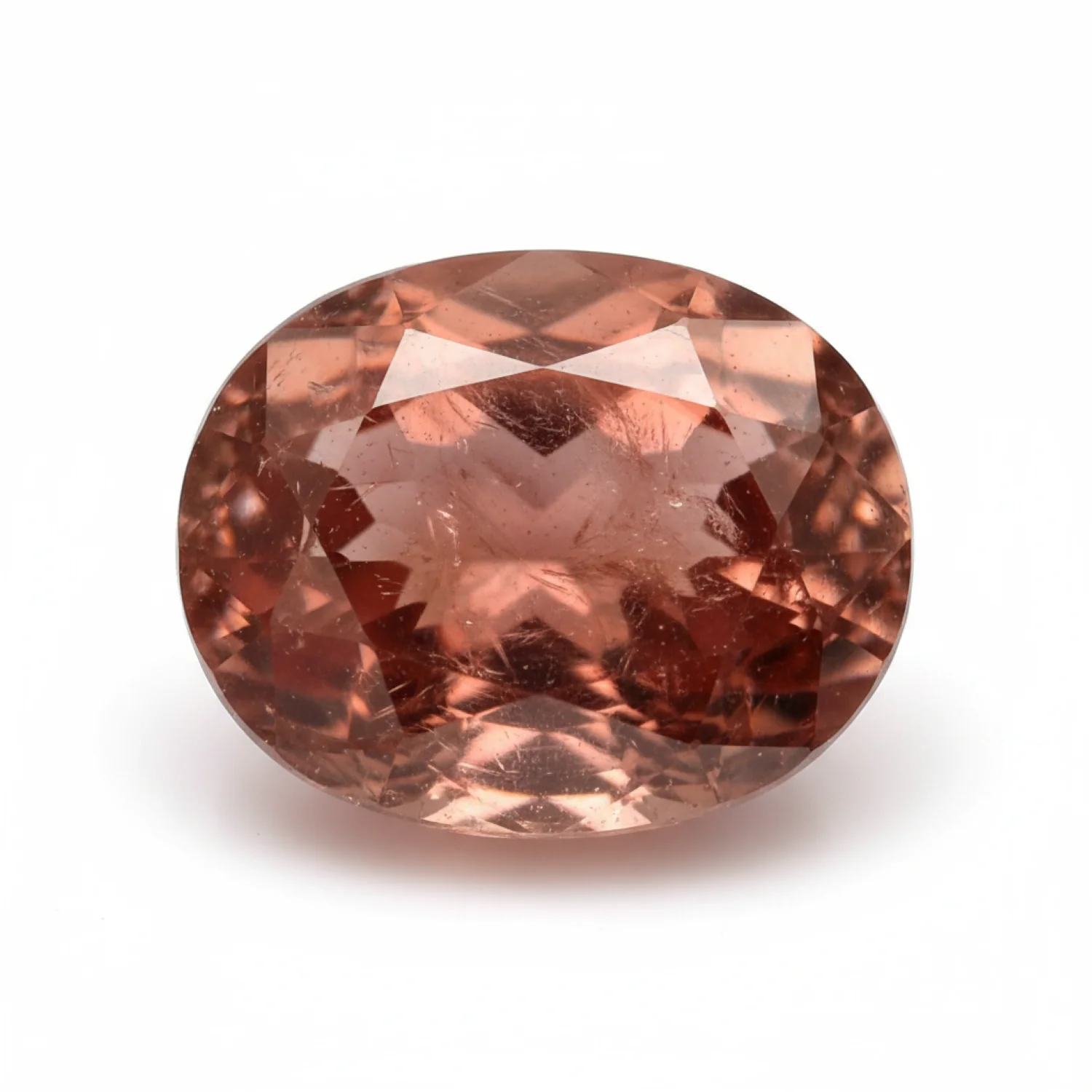 Hessonite Garnet (Gomed) 1PC Small 6x9 MM Oval Faceted Red Shine Precious Loose Gemstones - Image 2