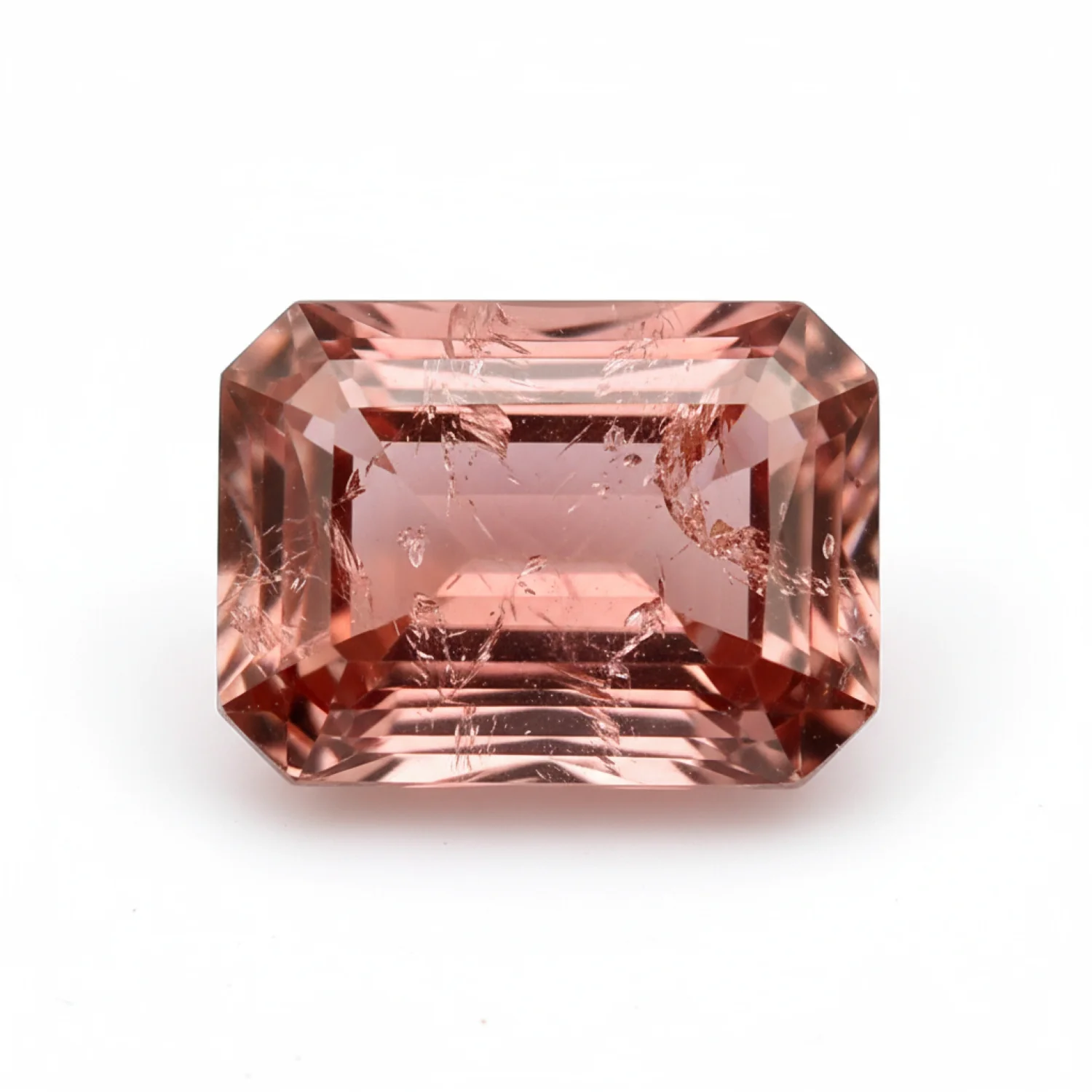 Hessonite Garnet (Gomed) 1PC Small 7x9 MM Emerald Faceted Red Fiery Precious Gems - Image 2
