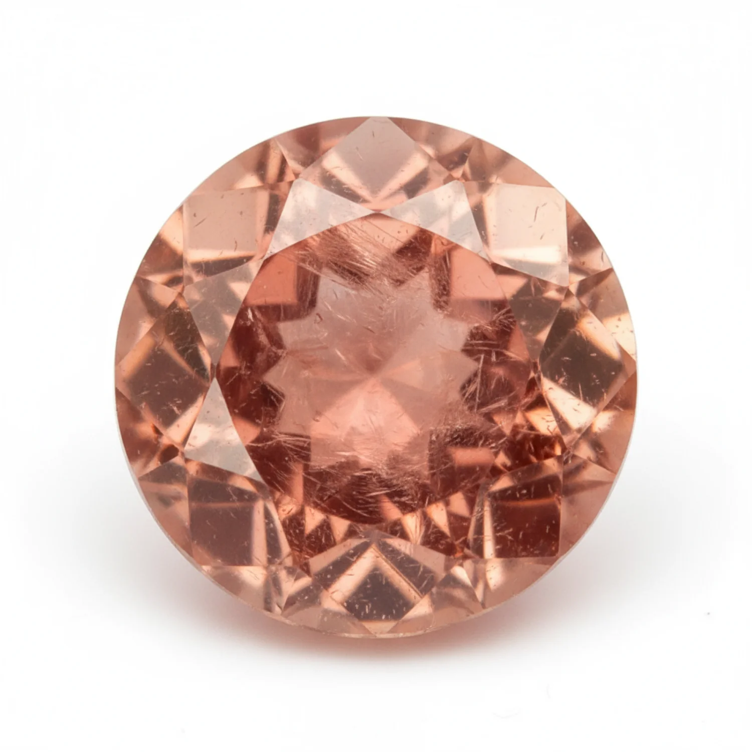 Hessonite Garnet (Gomed) 1PC Tiny 5x5 MM Round Faceted Red Sparkling Precious Gems - Image 2