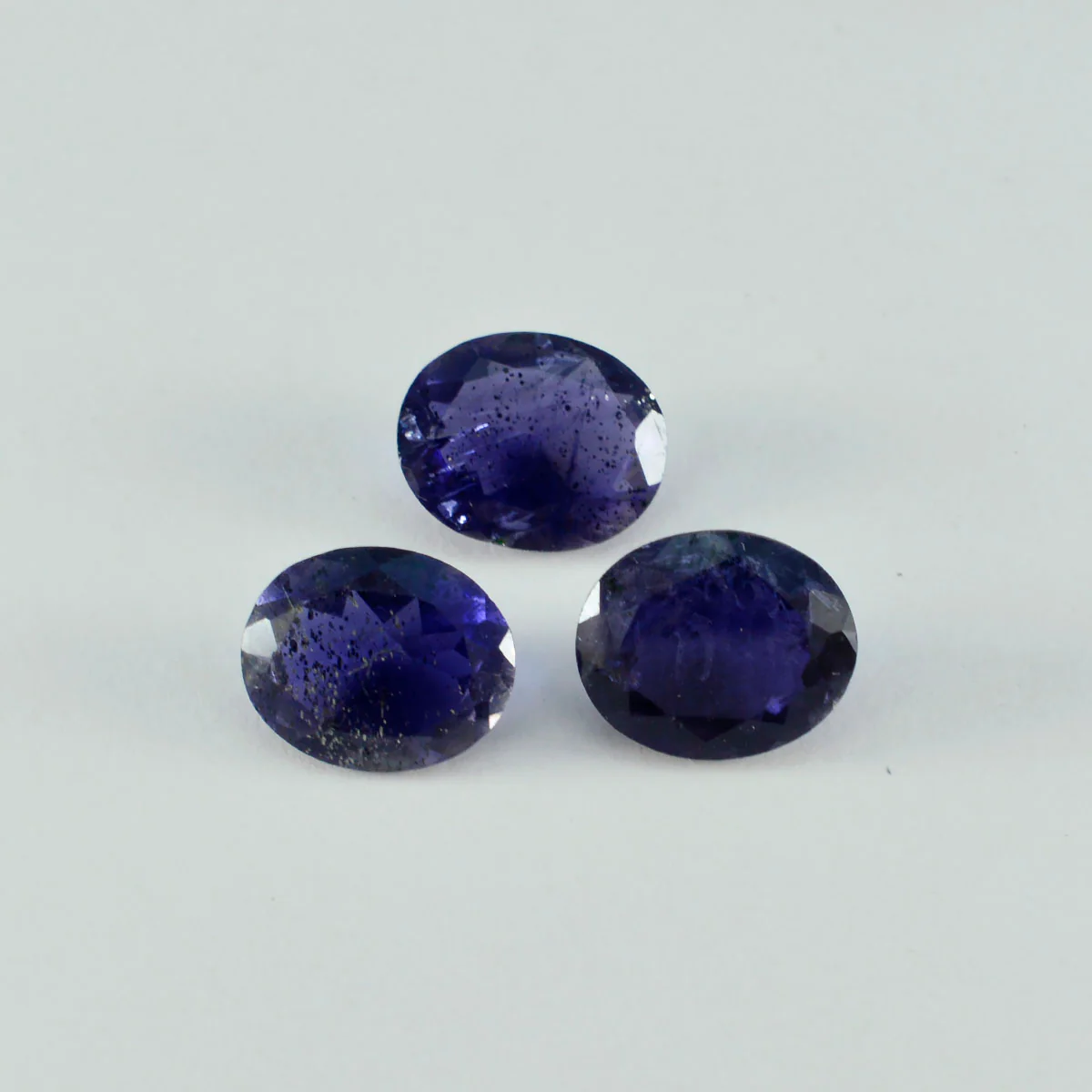 Iolite 1PC Chunky 12x16 MM Oval Faceted Blue Sparkling Semi Precious Loose Gemstone - Image 2