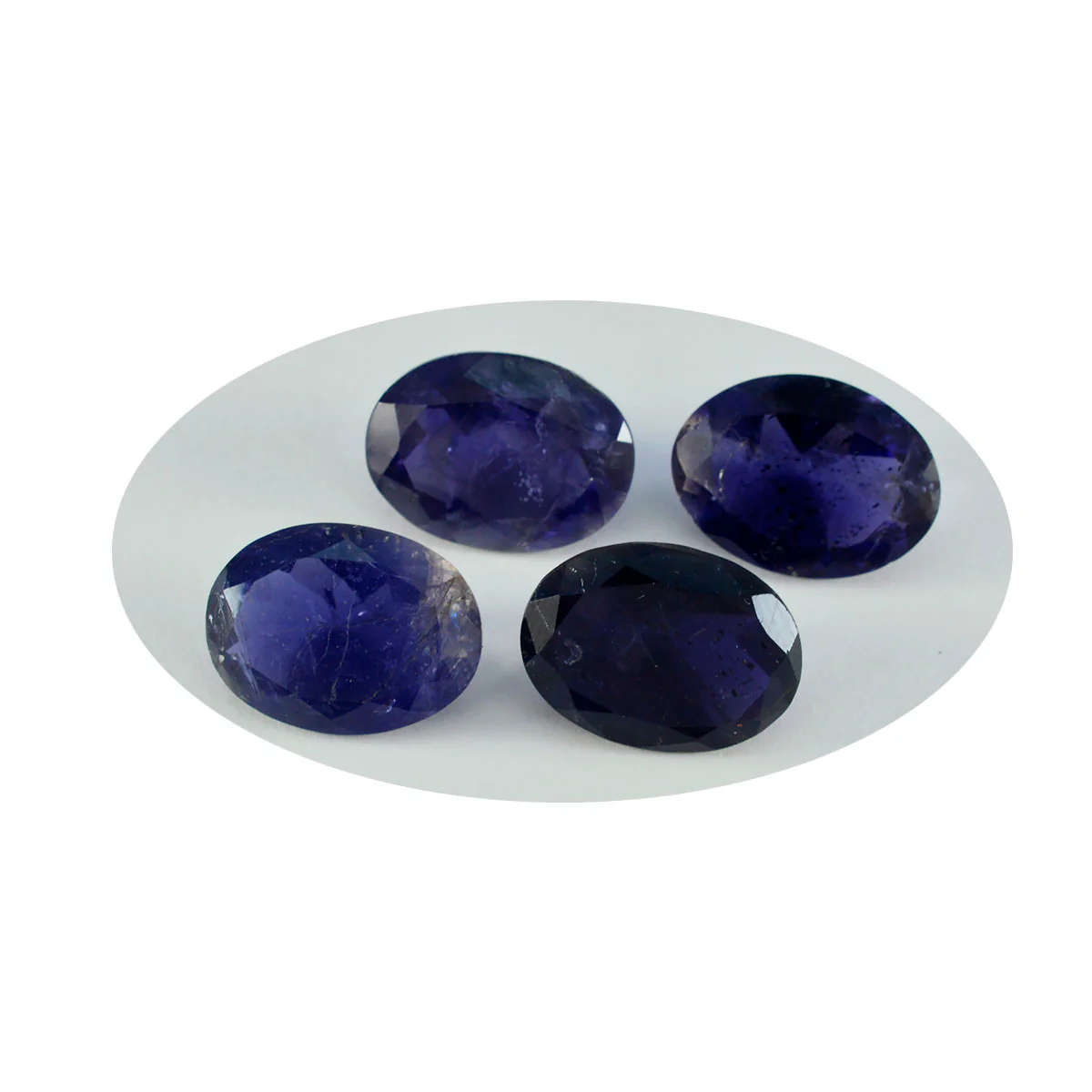 Iolite 1PC Large 10x14 MM Oval Faceted Blue Brilliant Semi Precious Loose Gems - Image 3
