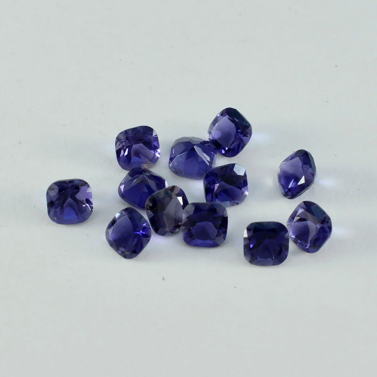 Iolite 1PC Large 9x11 MM Emerald Faceted Blue Splendid Semi Precious Loose Gemstone - Image 2