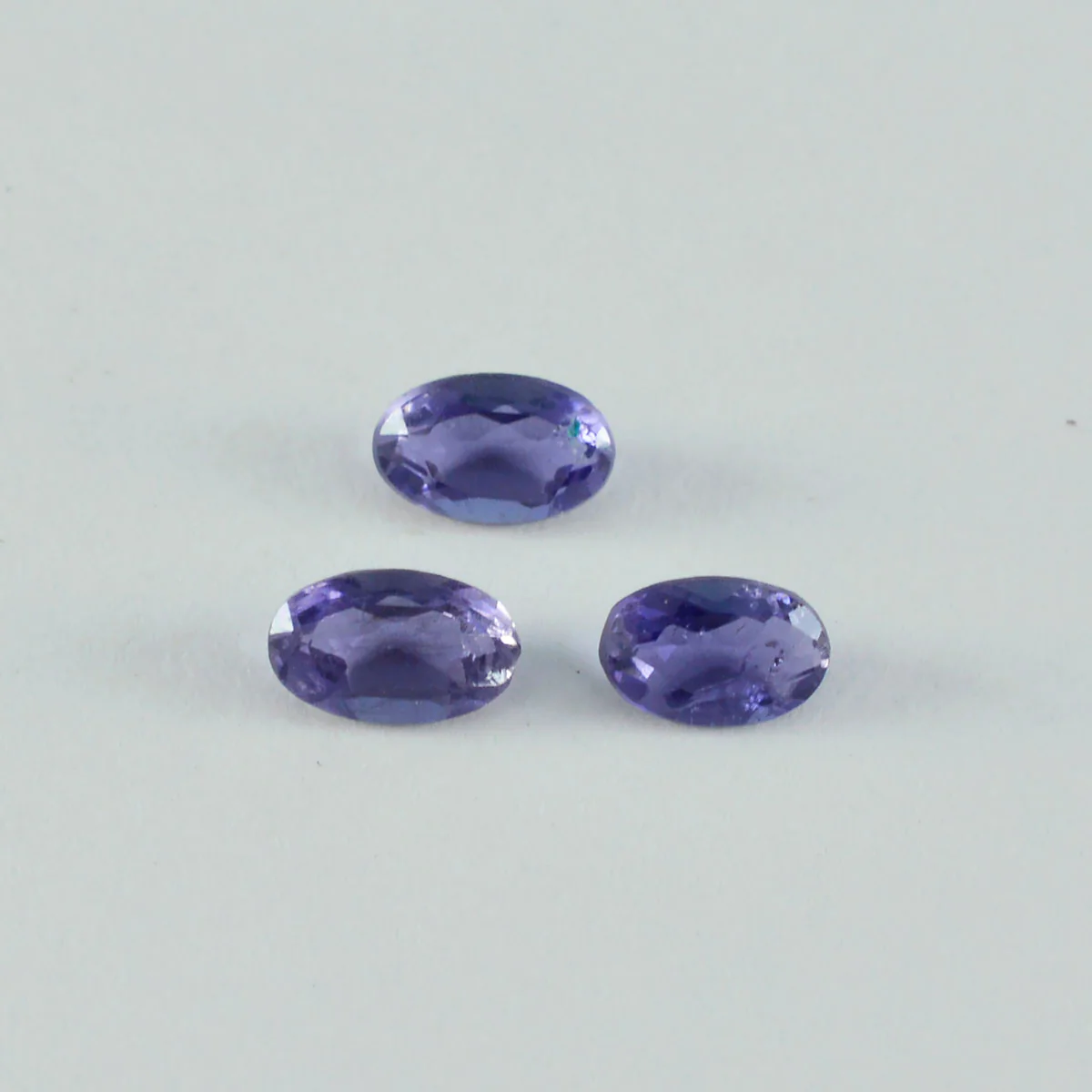 Iolite 1PC Small 6x9 MM Oval Faceted Blue Fine Semi Precious Loose Gemstone - Image 2