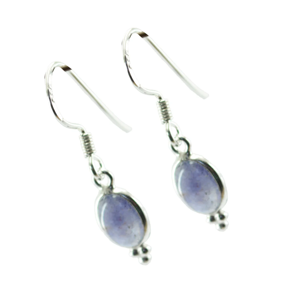 Iolite Italian Abigail multiple Dangle Blue Silver Earring - Image 3