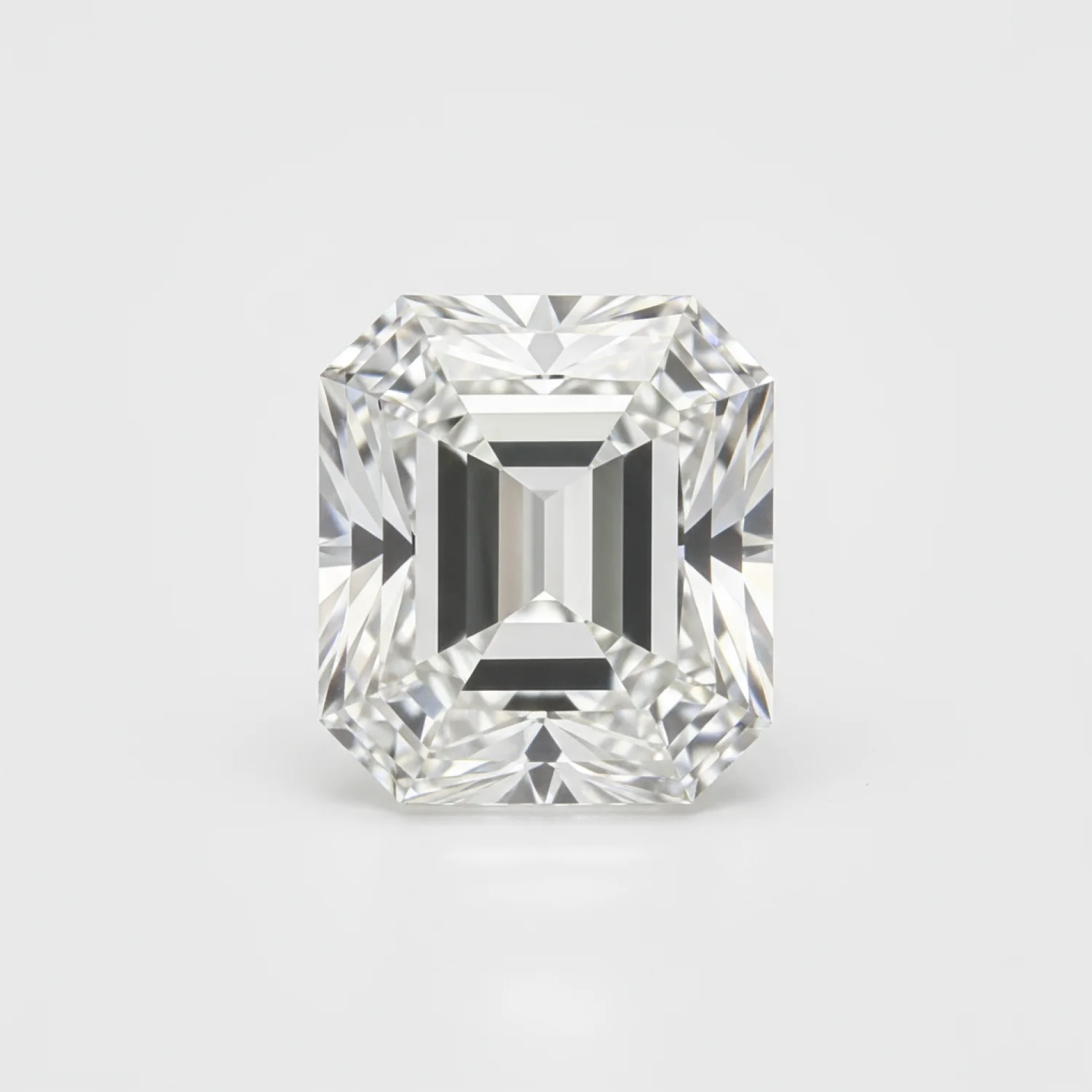 Lab Grown Diamond 1PC Chunky 12x16 MM Emerald Faceted White Brilliant Man Made Loose Gems - Image 2