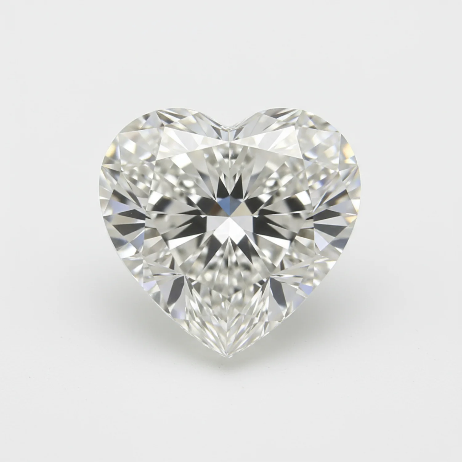 Lab Grown Diamond 1PC Large 12x12 MM Heart Faceted White High-Quality Man Made Loose Gemstones