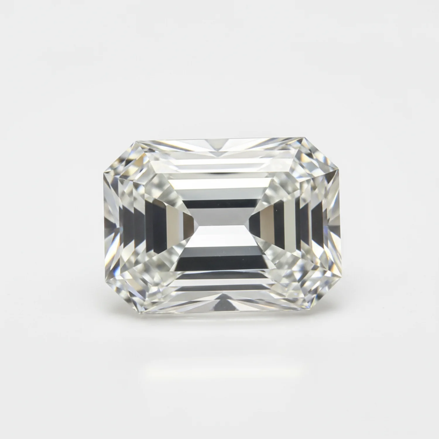 Lab Grown Diamond 1PC Large 9x11 MM Emerald Faceted White Genuine Man Made Loose Gems - Image 2