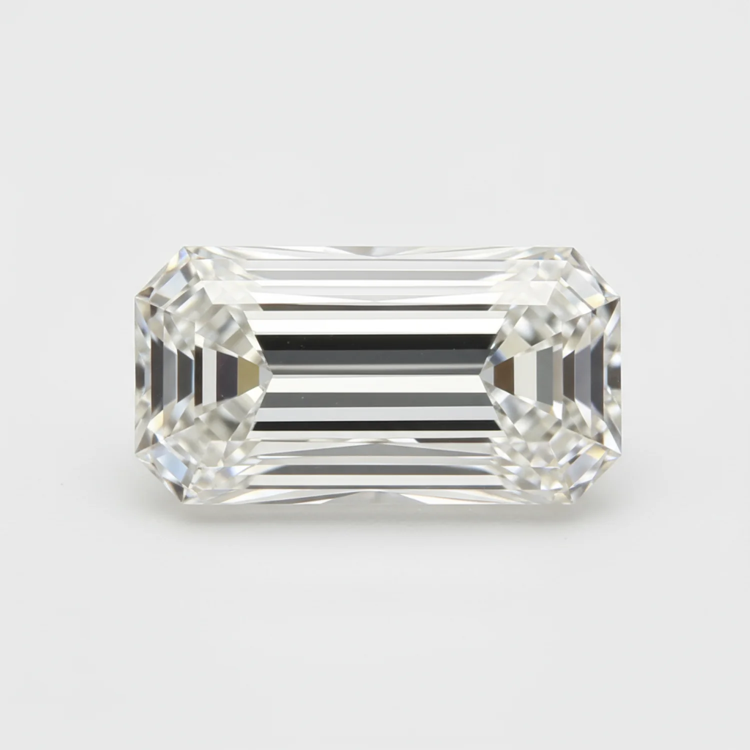 Lab Grown Diamond 1PC Small 5x10 MM Baguette Faceted White Luster Man Made Loose Gemstones