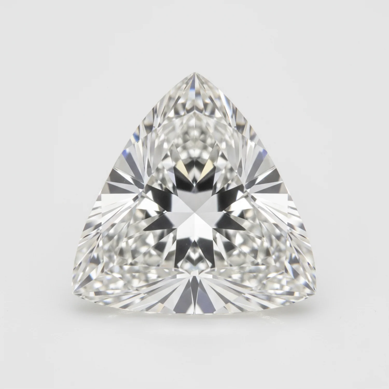 Lab Grown Diamond 1PC Tiny 6x6 MM Triangle Faceted White Polished Man Made Loose Gems - Image 2