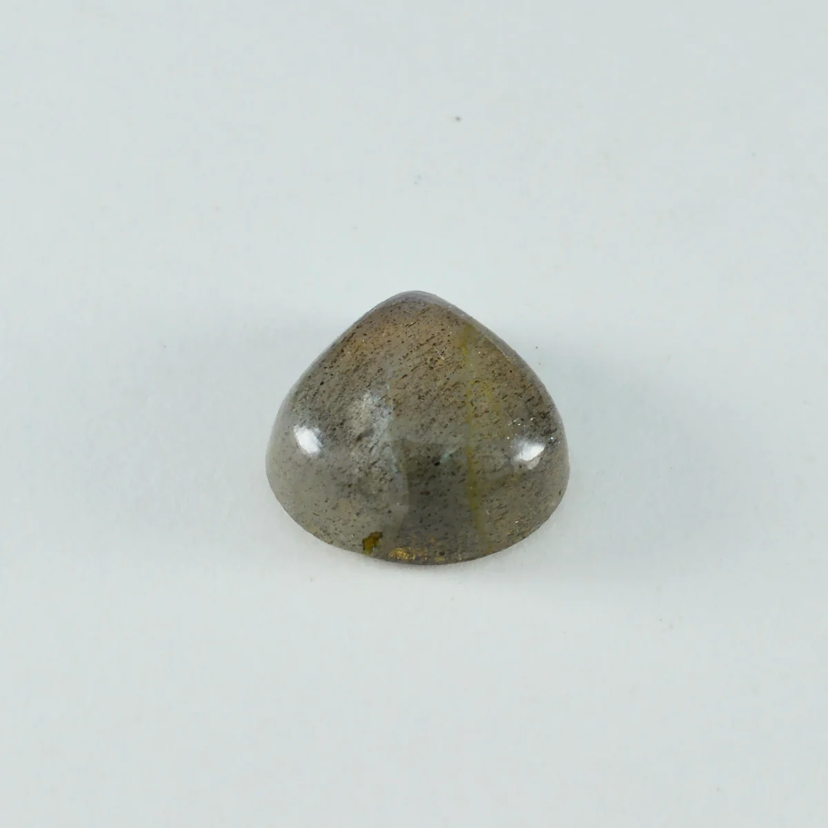 Labradorite 1PC Medium 9x9 MM Heart Cabochon Gray Polished semi Precious Loose Gemstones - Image 3