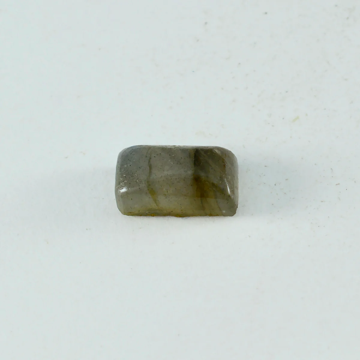 Labradorite 1PC Small 5x10 MM Baguette Cabochon Gray Luster semi Precious Loose Gemstones - Image 2