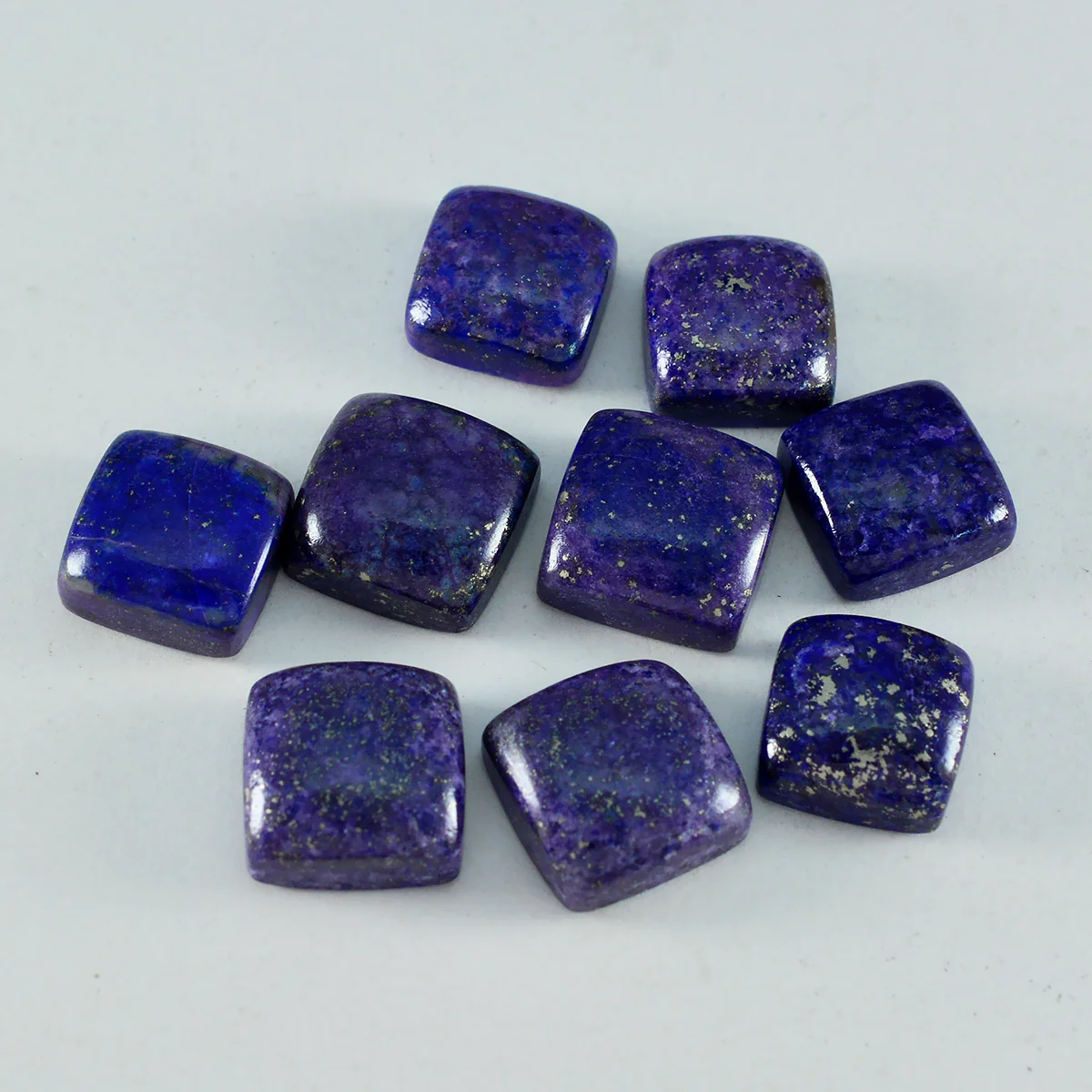 Lapis Lazuli 10PC Tiny 5x5 MM Cushion Cabochon Blue Pure semi Precious Loose Gems
