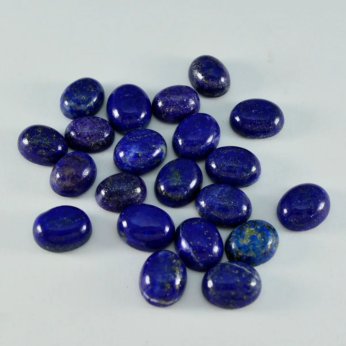 Lapis Lazuli 1PC Large 9x11 MM Oval Cabochon Blue Polished semi Precious Precious Gemstone - Image 3