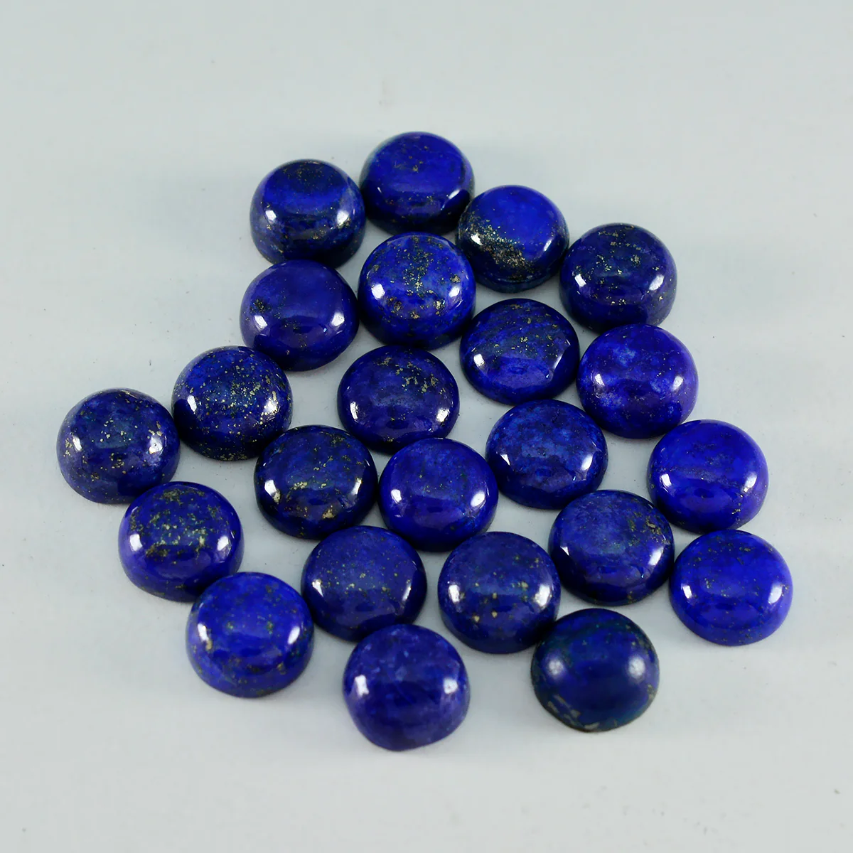Lapis Lazuli 1PC Medium 9x9 MM Round Cabochon Blue Genuine semi Precious Precious Gemstone - Image 2