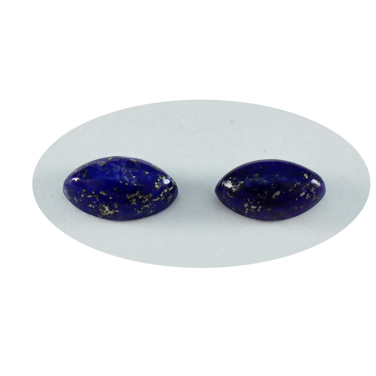 Lapis Lazuli 1PC Small 5x10 MM Marquise Cabochon Blue Brilliant semi Precious Loose Gemstones