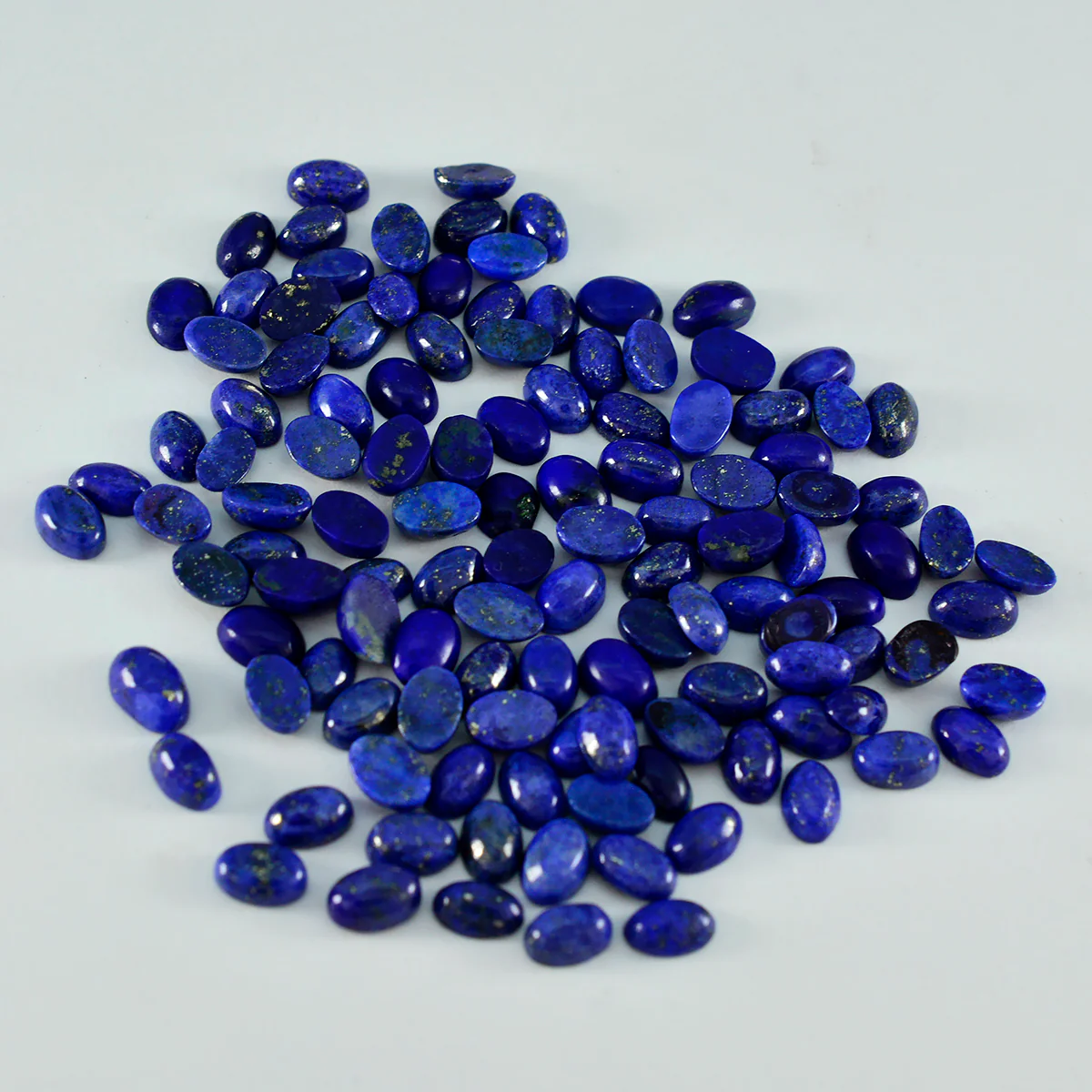 Lapis Lazuli 1PC Small 6x9 MM Oval Cabochon Blue Pure semi Precious Loose Gems - Image 2