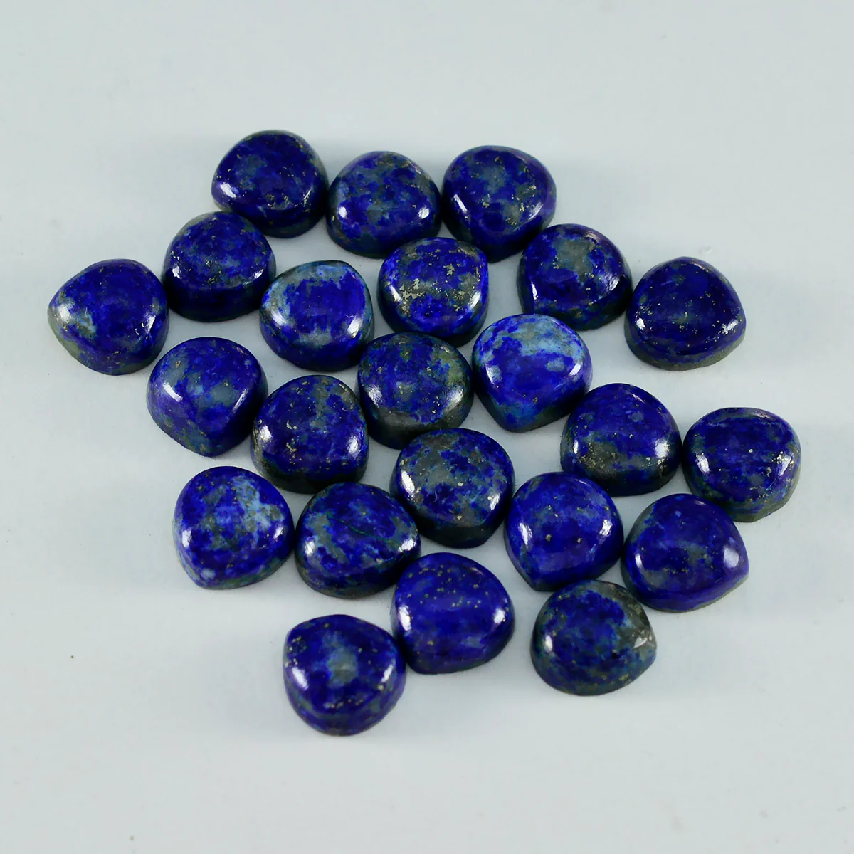 Lapis Lazuli 1PC Tiny 6x6 MM Heart Cabochon Blue High-Quality semi Precious Loose Gemstones - Image 3
