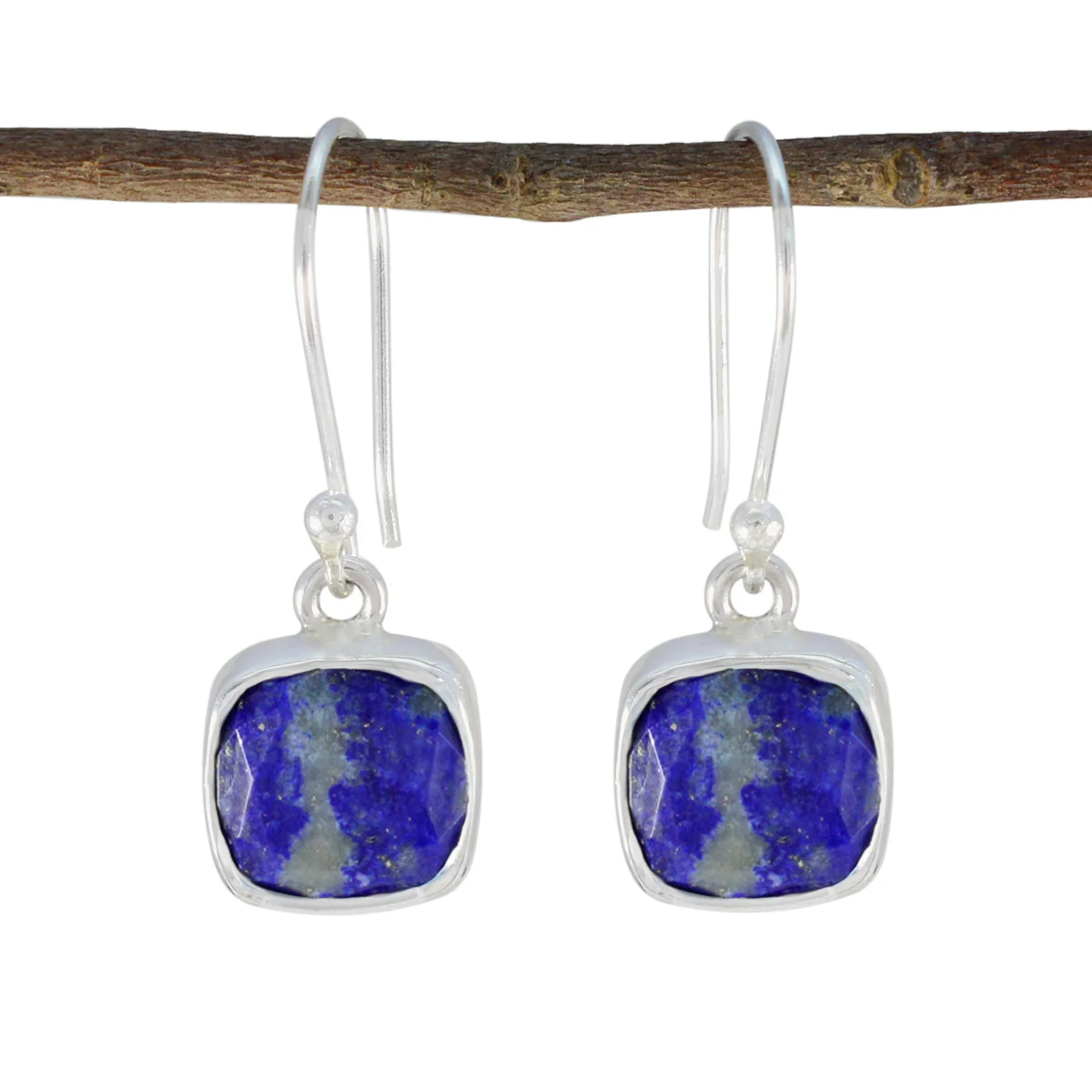 Lapis Lazuli Australian Renata multiple Dangle Blue 925 Silver Earring