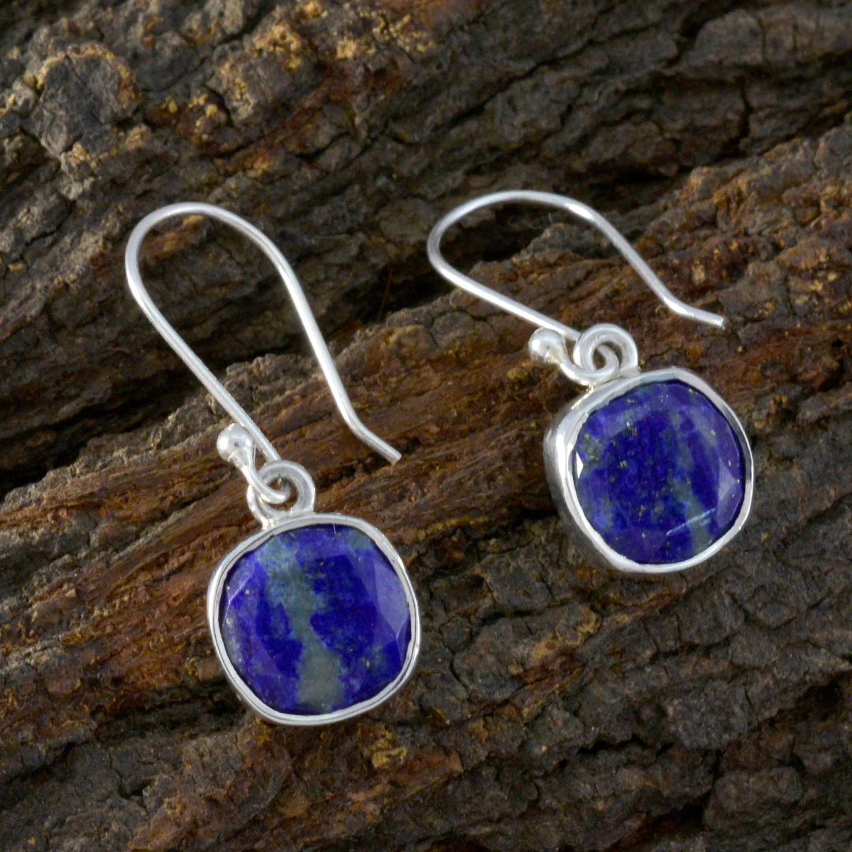 Lapis Lazuli Australian Renata multiple Dangle Blue 925 Silver Earring - Image 3