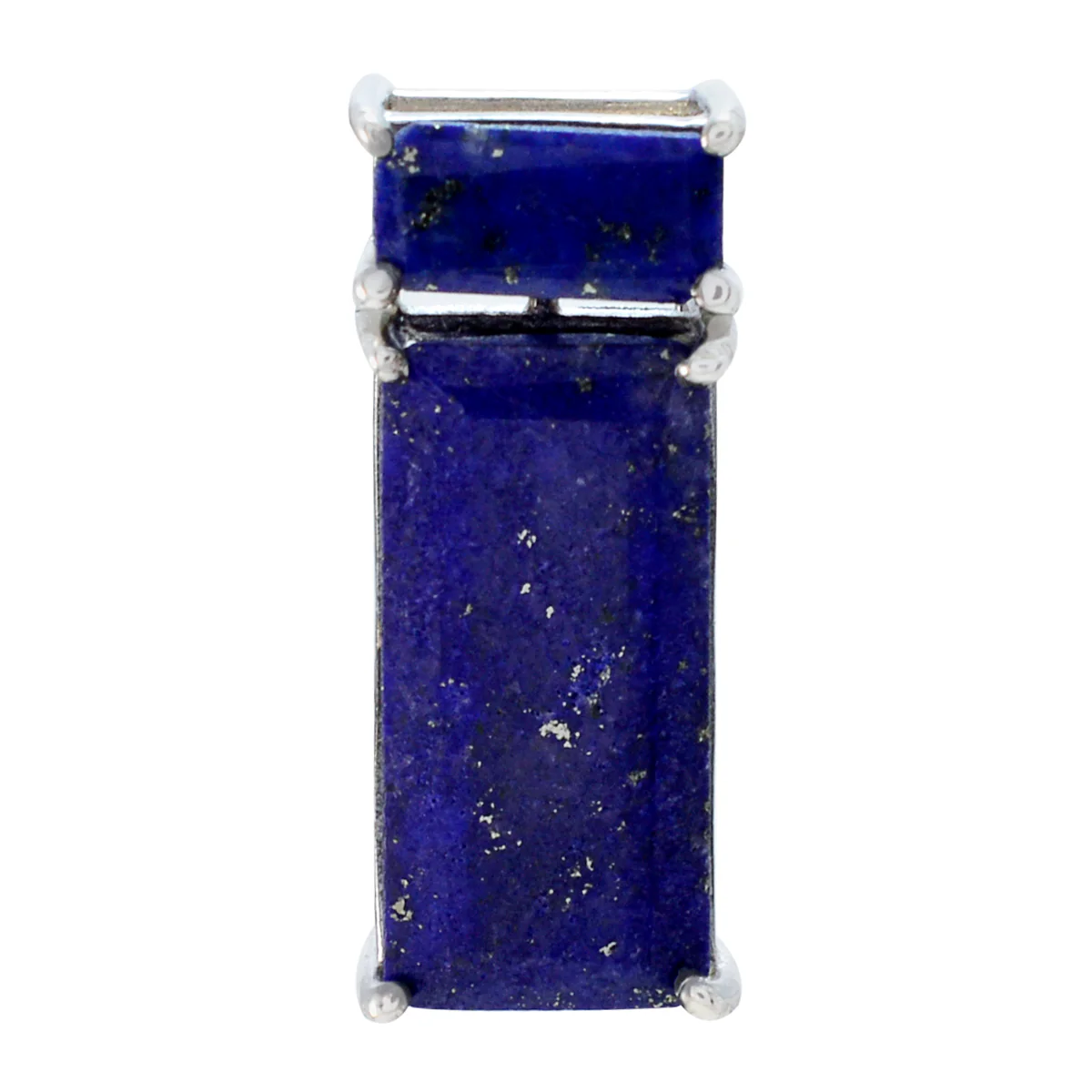 Lapis Lazuli Elegant Japanese 92.5 Silver Toi et Moi Emi propsel Blue Pendant Jewellery