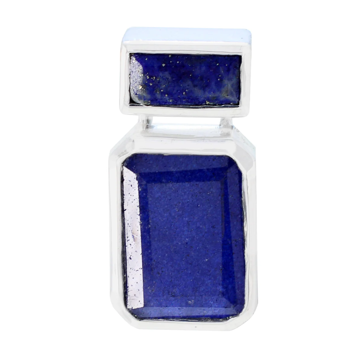 Lapis Lazuli Whisper-thin Moroccan 92.5 Silver Toi et Moi Agustina Cocktail Blue Pendant Jewellery