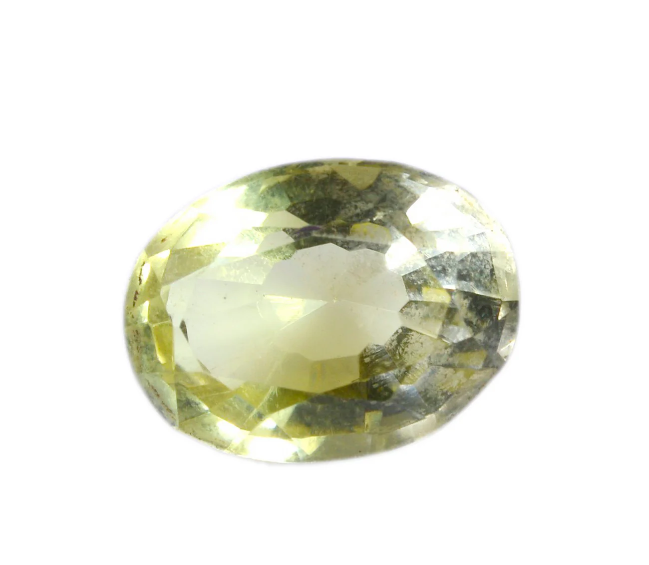 Lemon Quartz 1PC Chunky 13x18 MM Oval Faceted Yellow Luster Semi Precious Loose Gems - Image 2