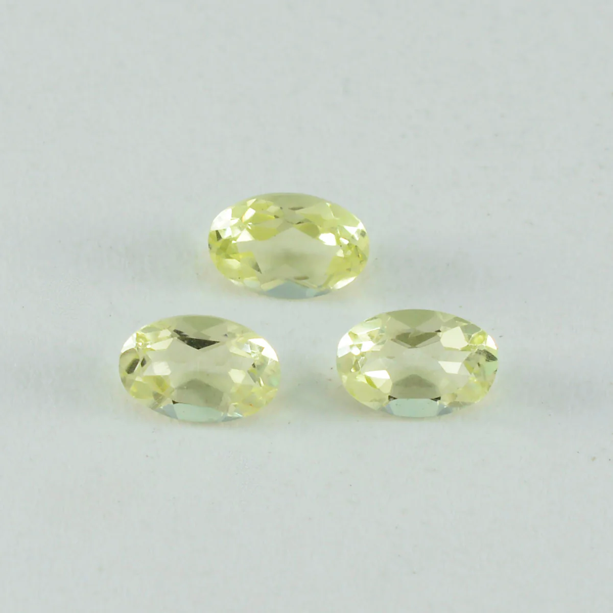 Lemon Quartz 1PC Large 10x12 MM Oval Faceted Yellow Sparkling Semi Precious Loose Gemstone - Image 3