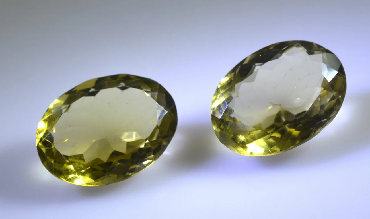 Lemon Quartz 1PC Large 8x12 MM Oval Faceted Yellow Brilliant Semi Precious Loose Gems - Image 2