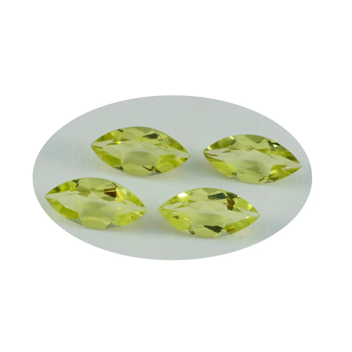 Lemon Quartz 1PC Medium 7x14 MM Marquise Faceted Yellow Superior Semi Precious Gems - Image 2