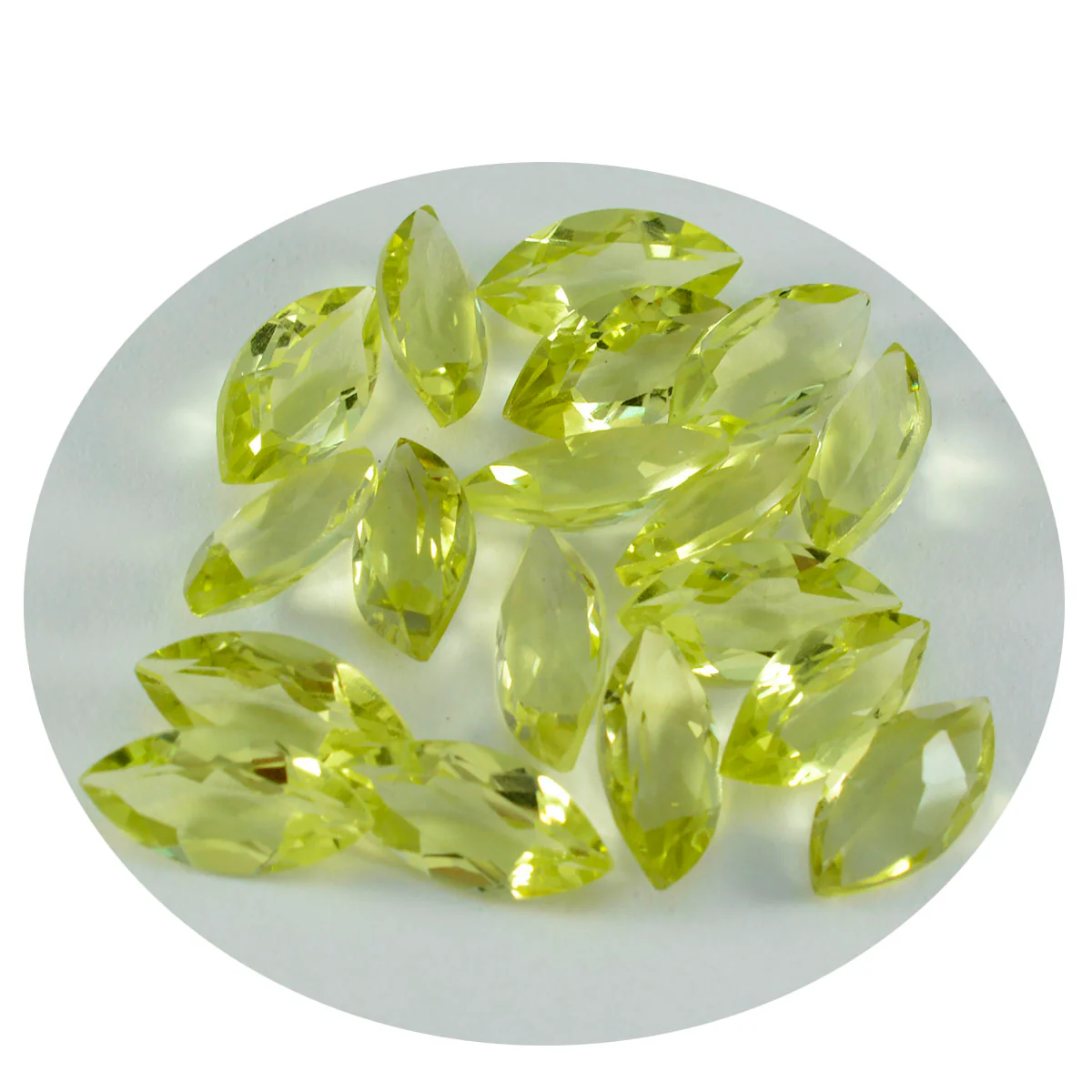 Lemon Quartz 1PC Small 6x12 MM Marquise Faceted Yellow Genuine Semi Precious Loose Gemstones