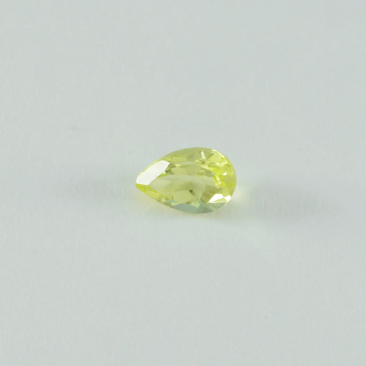 Lemon Quartz 1PC Small 6x8 MM Pear Faceted Yellow Luster Semi Precious Loose Gems - Image 4
