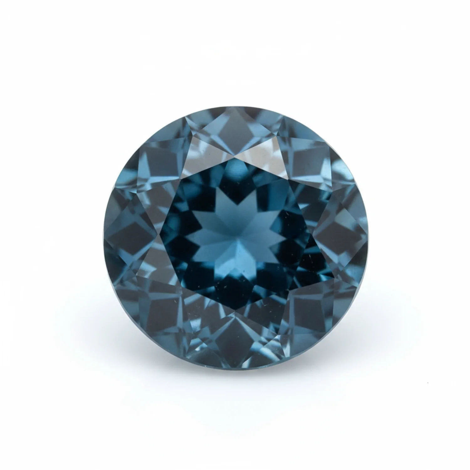 London Blue topaz 10PC Tiny 4x4 MM Round Faceted Blue Brilliant Semi Precious Loose Gemstones