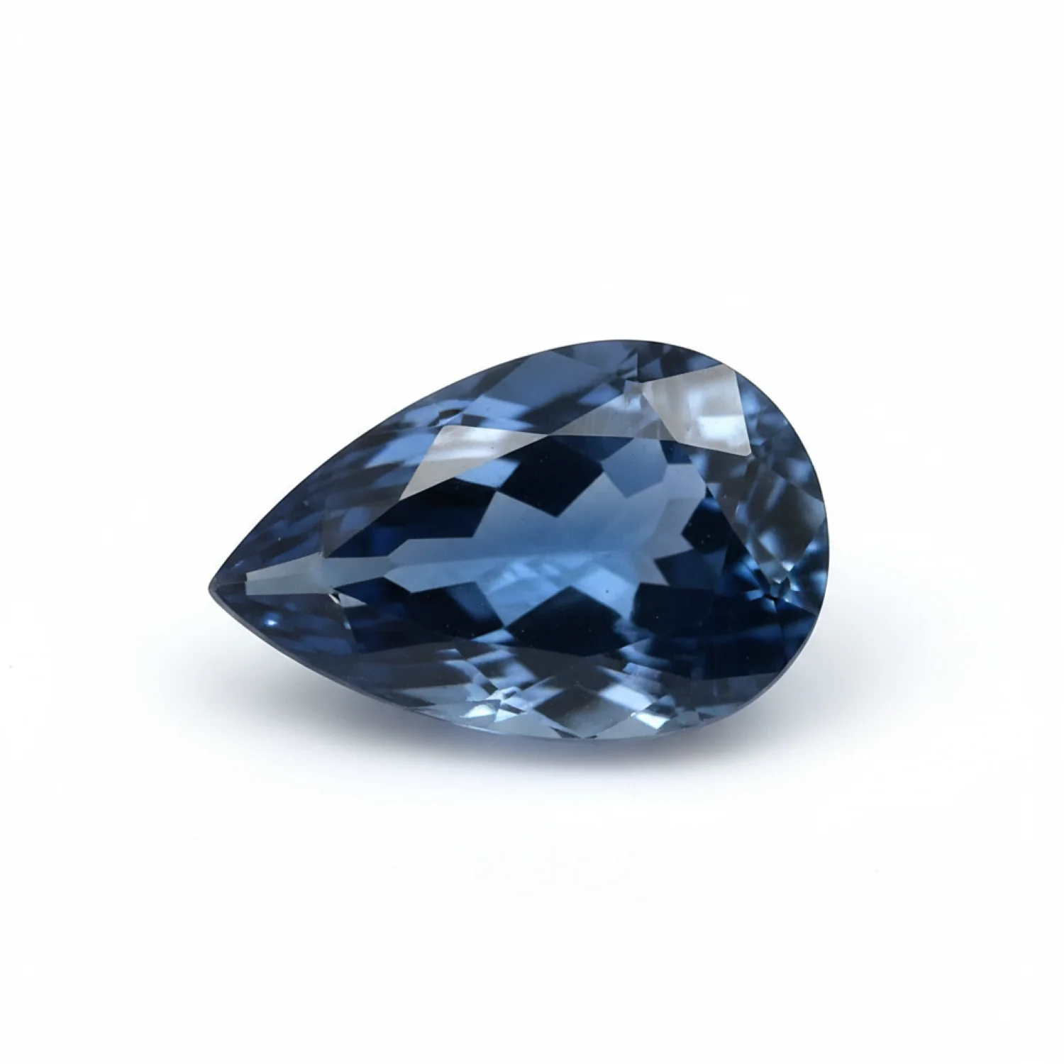 London Blue topaz 1PC Small 6x9 MM Pear Faceted Blue Shine Semi Precious Loose Gems