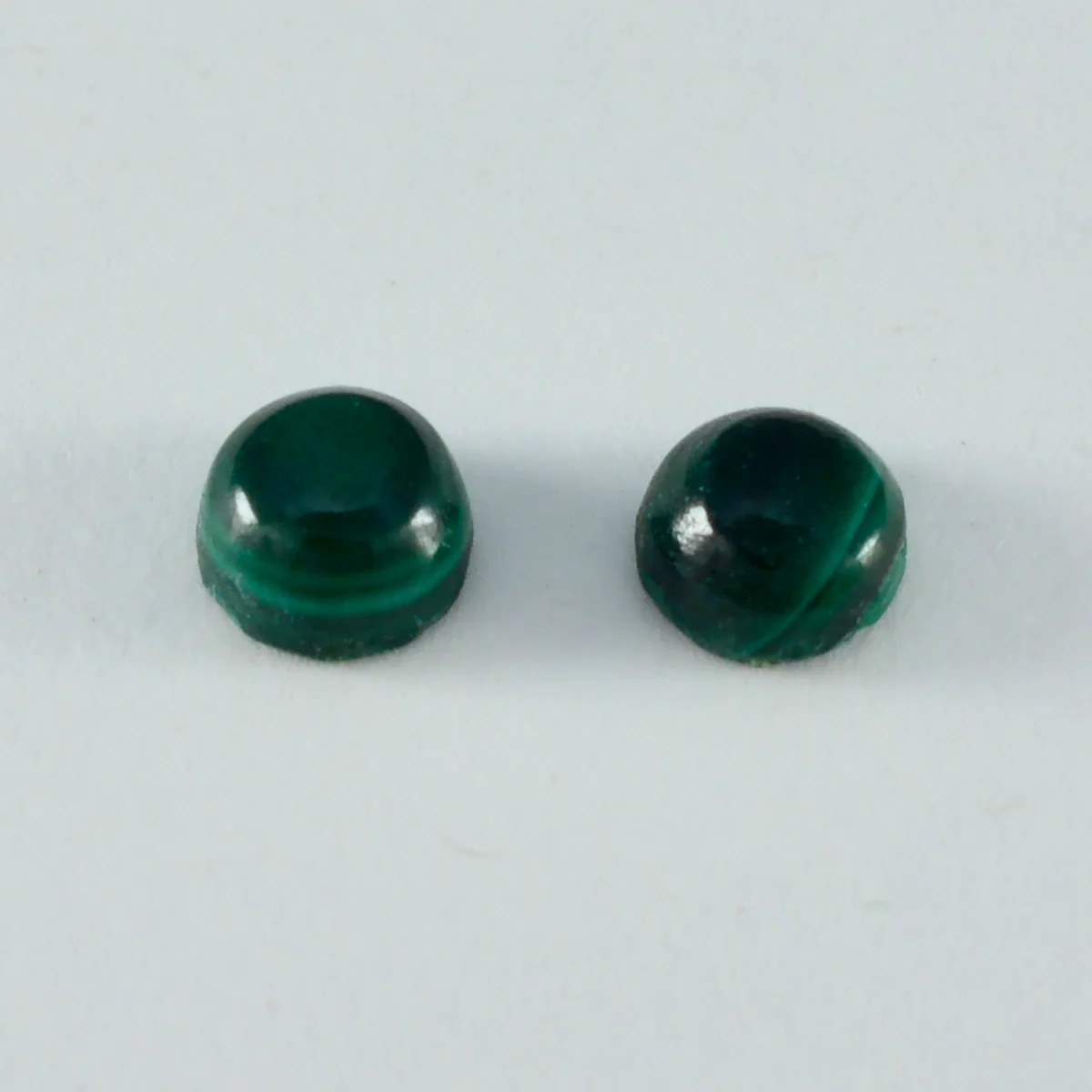 Malachite 10PC Tiny 5x5 MM Round Cabochon Green Genuine semi Precious Loose Gems - Image 3