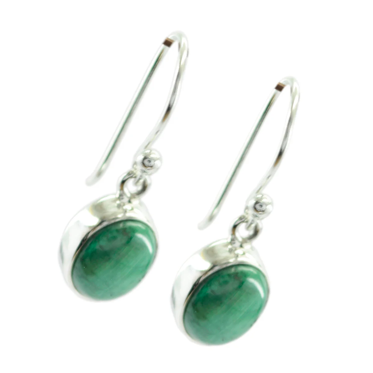 Malachite Australian Leah multiple Dangle Green 925 Sterling Silver Earring - Image 2
