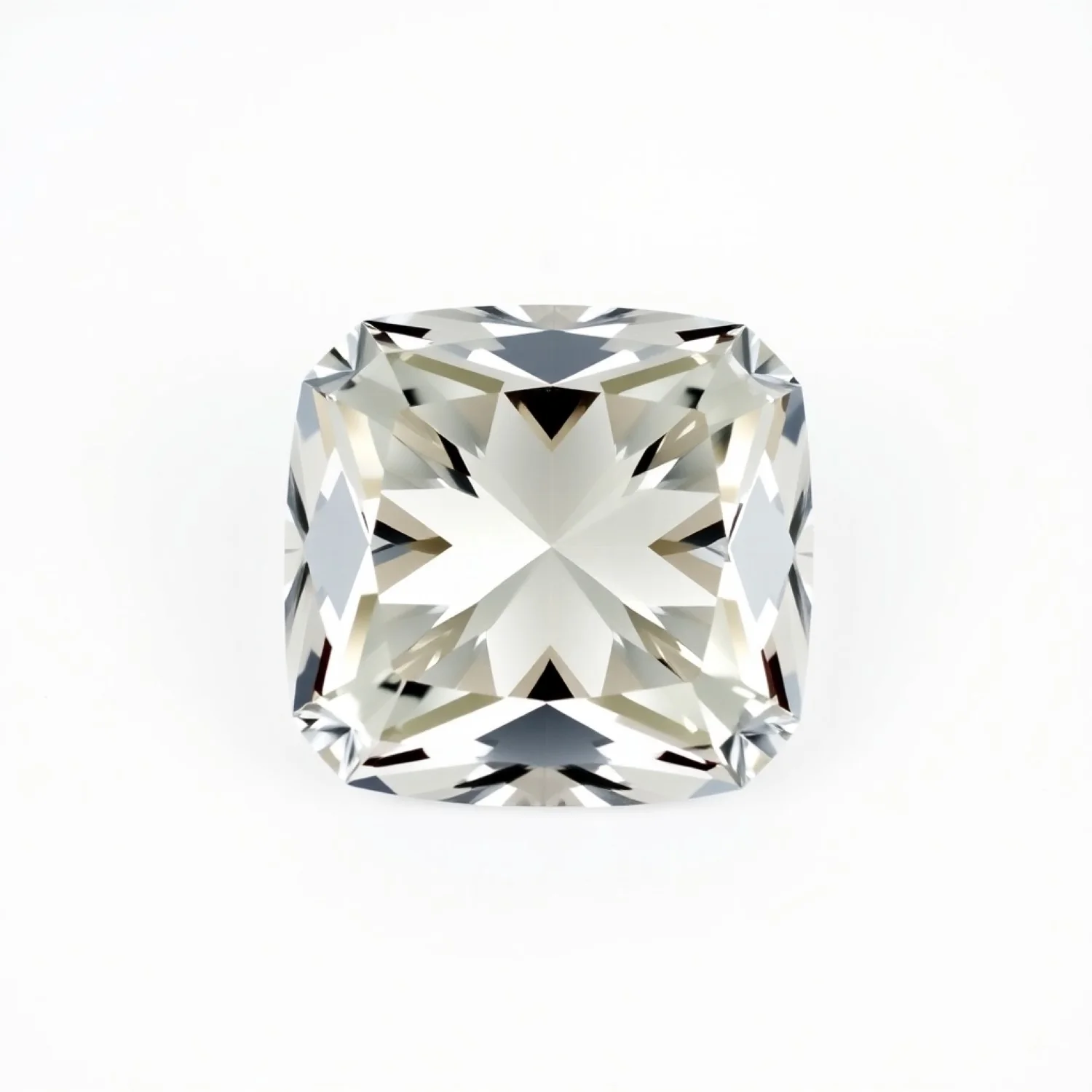 Moissanite 10PC Tiny 4x4 MM Cushion Faceted White Brilliant Man Made Loose Gemstones - Image 2