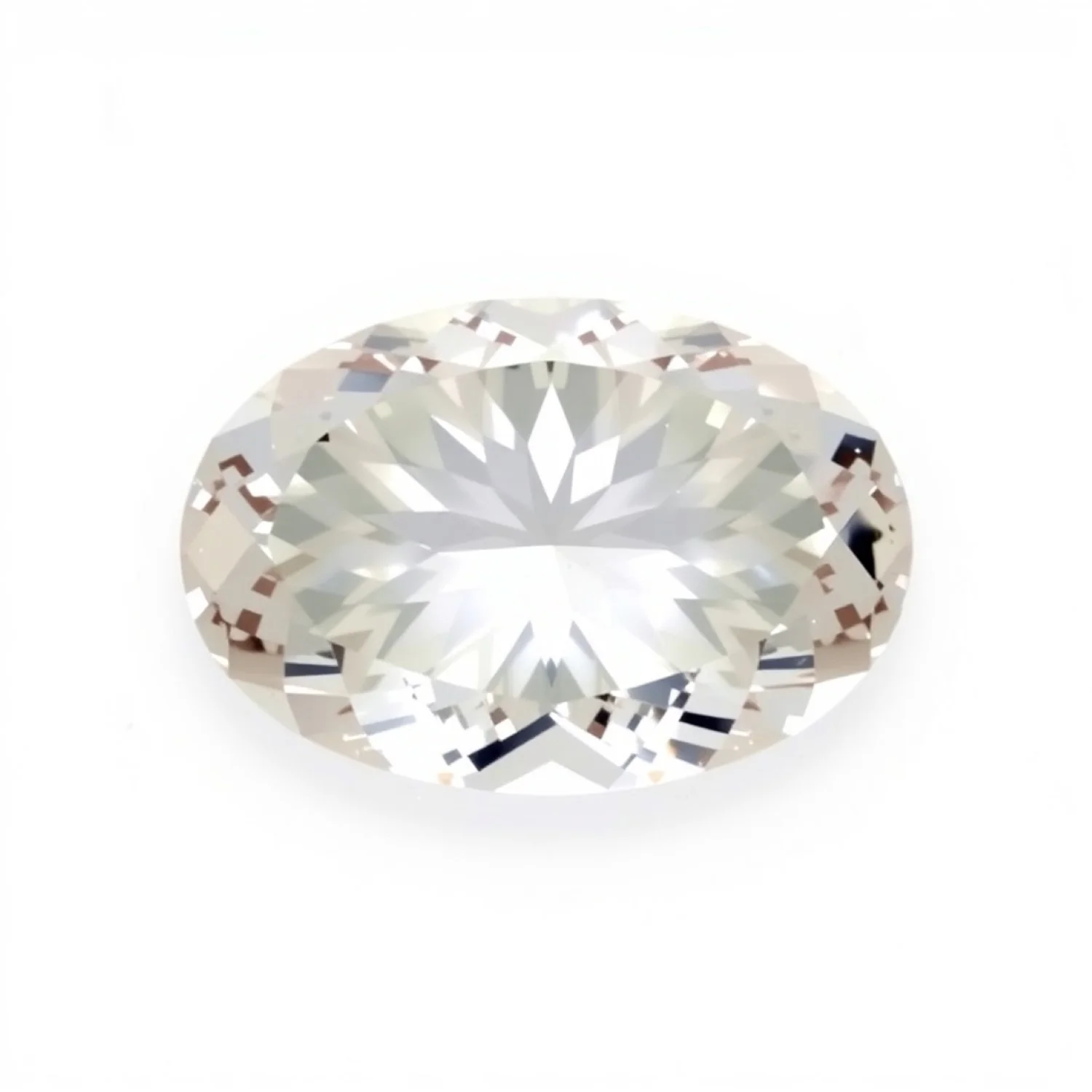 Moissanite 1PC Chunky 13x18 MM Oval Faceted White Fine Man Made Gems - Image 2