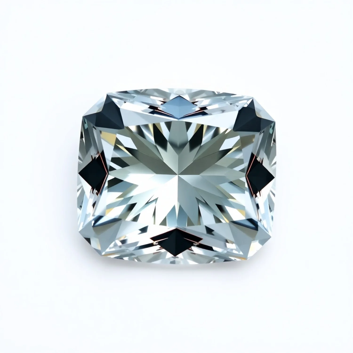 Moissanite 1PC Chunky 14x14 MM Cushion Faceted White Genuine Man Made Loose Gems - Image 2