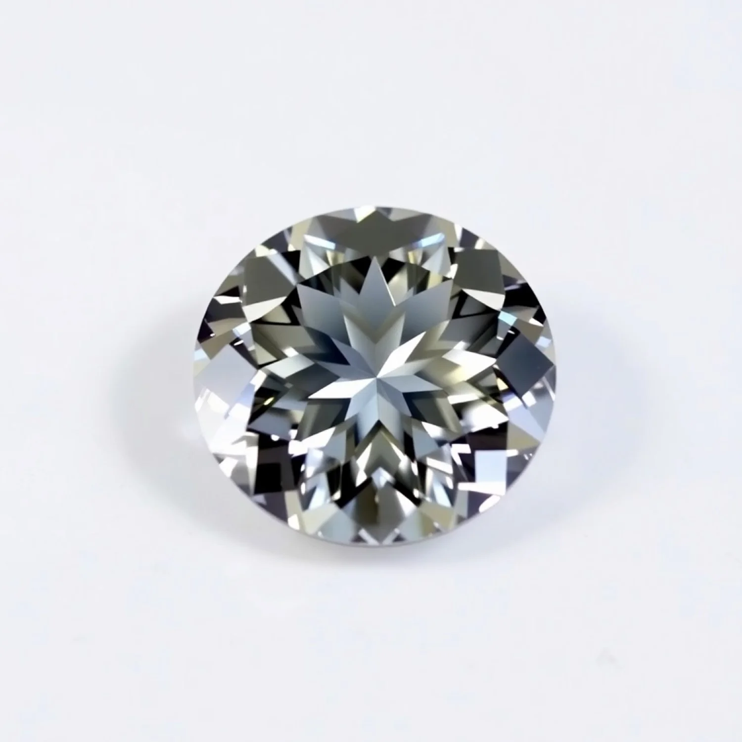 Moissanite 1PC Chunky 15x15 MM Round Faceted White Superior Man Made Loose Gemstone - Image 2