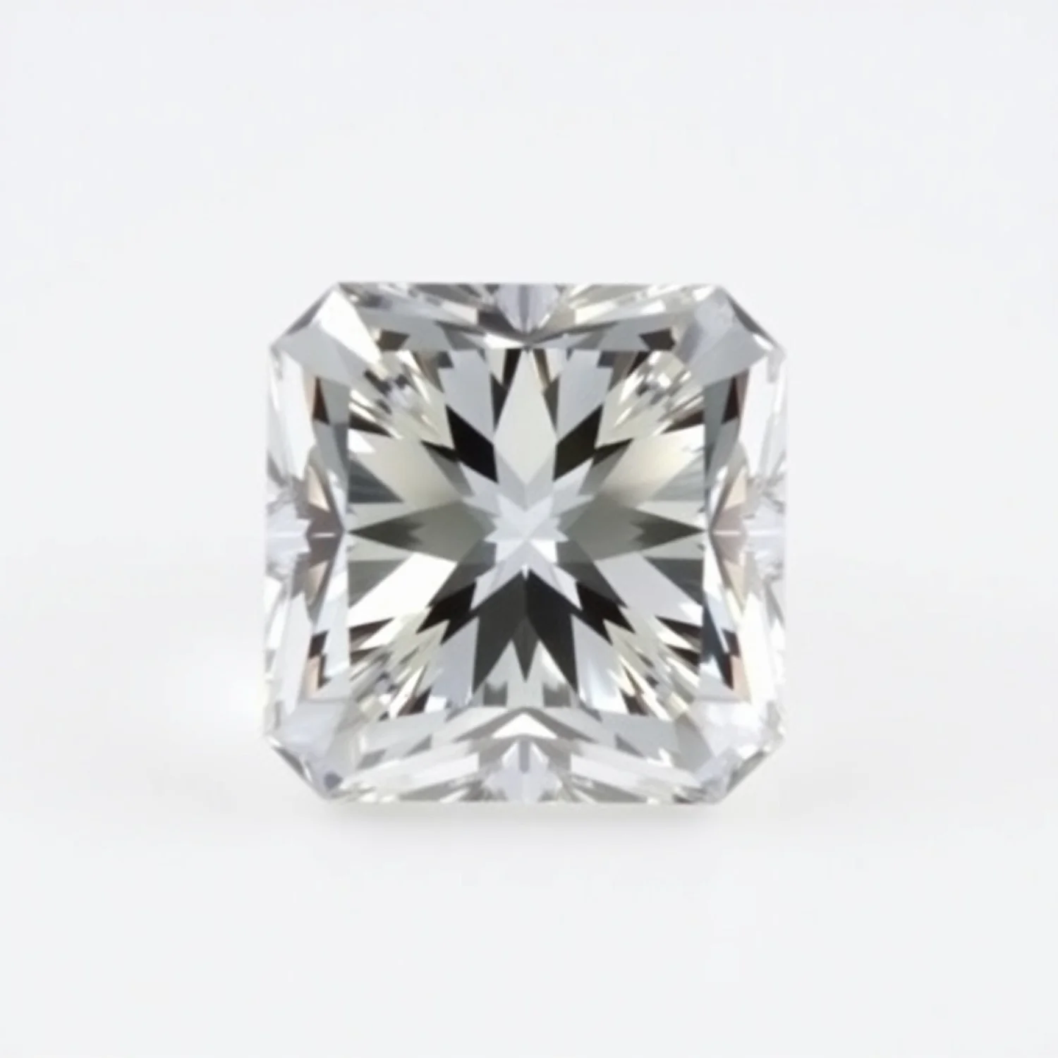 Moissanite 1PC Medium 9x9 MM Square Faceted White Lustrous Man Made Gems - Image 2