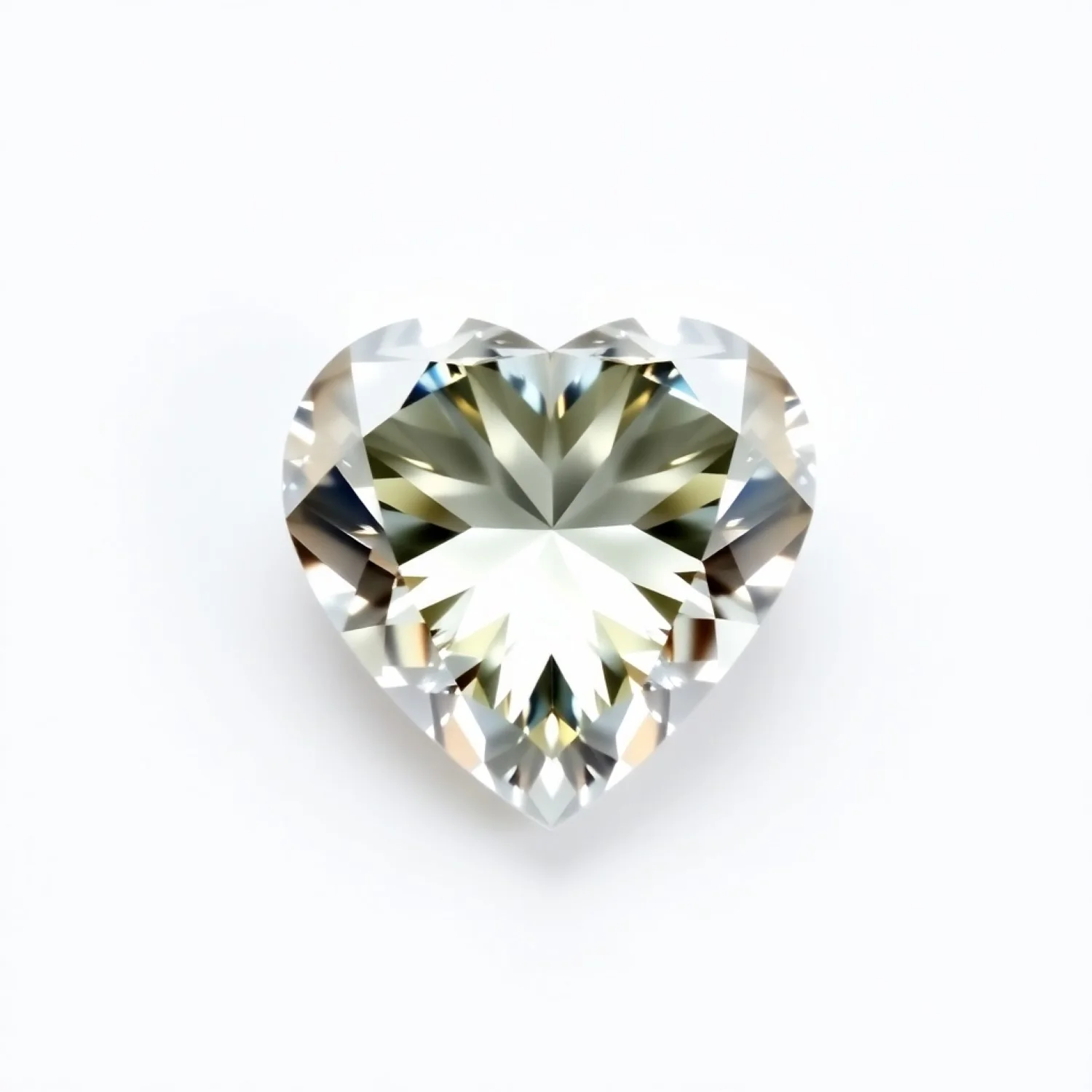 Moissanite 1PC Small 8x8 MM Heart Faceted White Luster Man Made Loose Gemstones