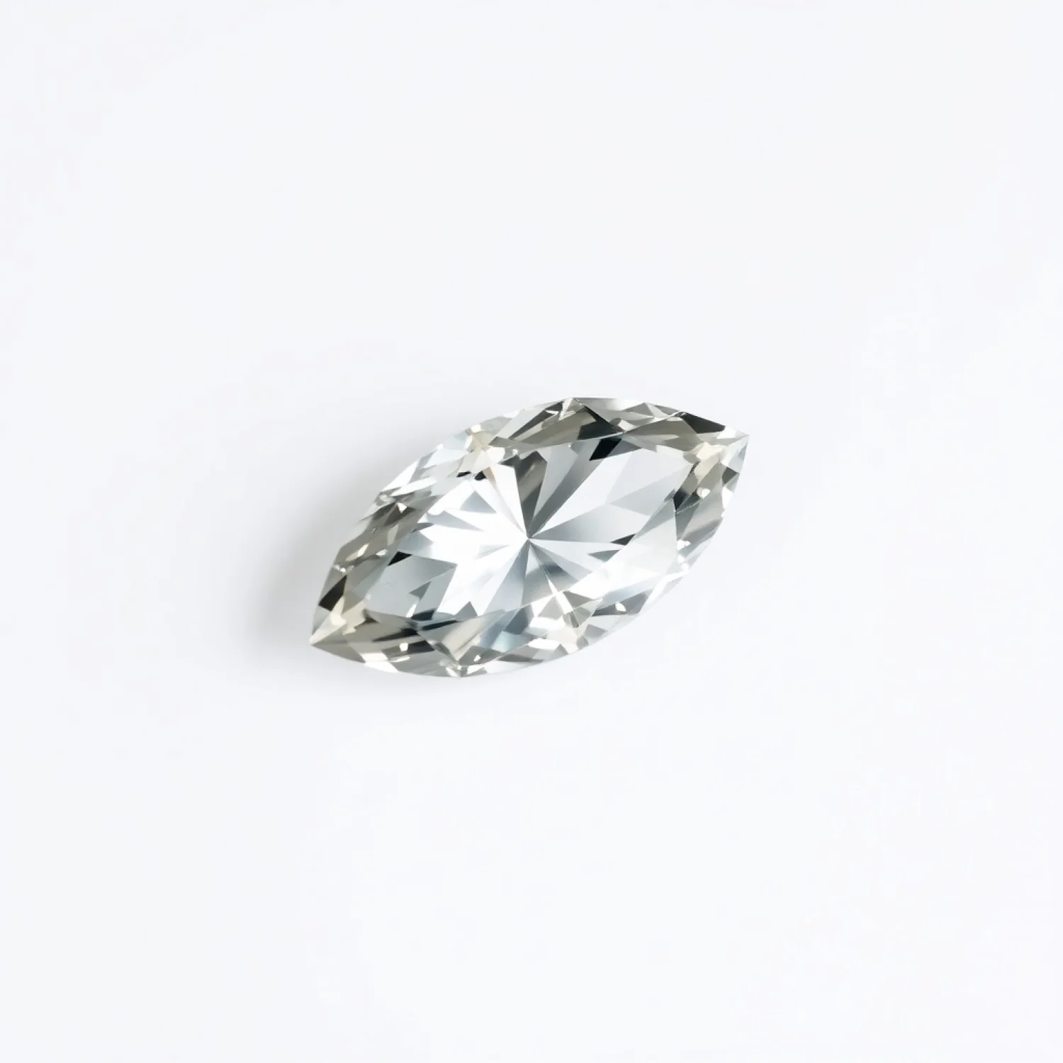Moissanite 1PC Tiny 3x6 MM Marquise Faceted White Shine Man Made Loose Gems