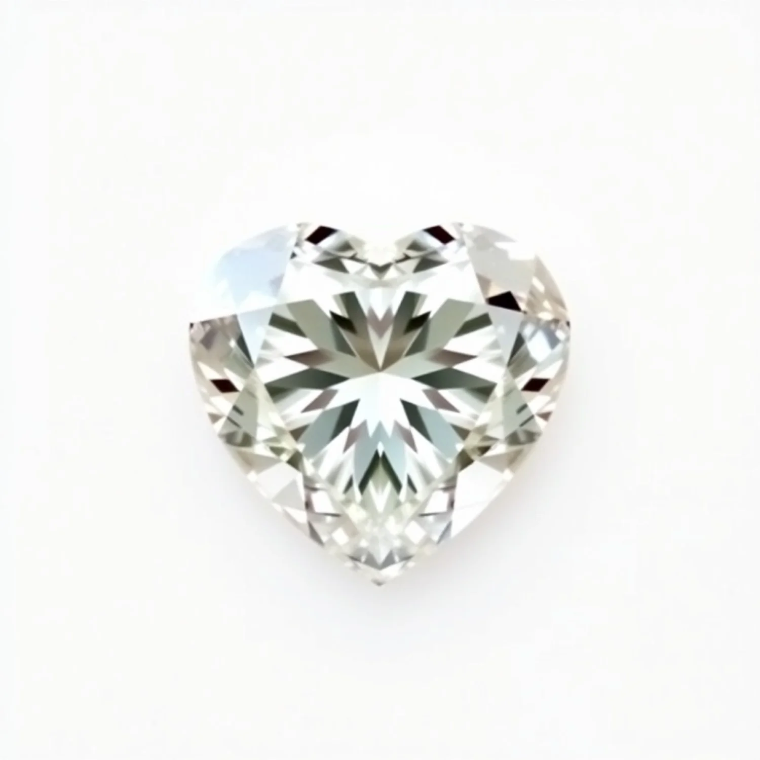 Moissanite 1PC Tiny 5x5 MM Heart Faceted White Sparkling Man Made Gems - Image 2