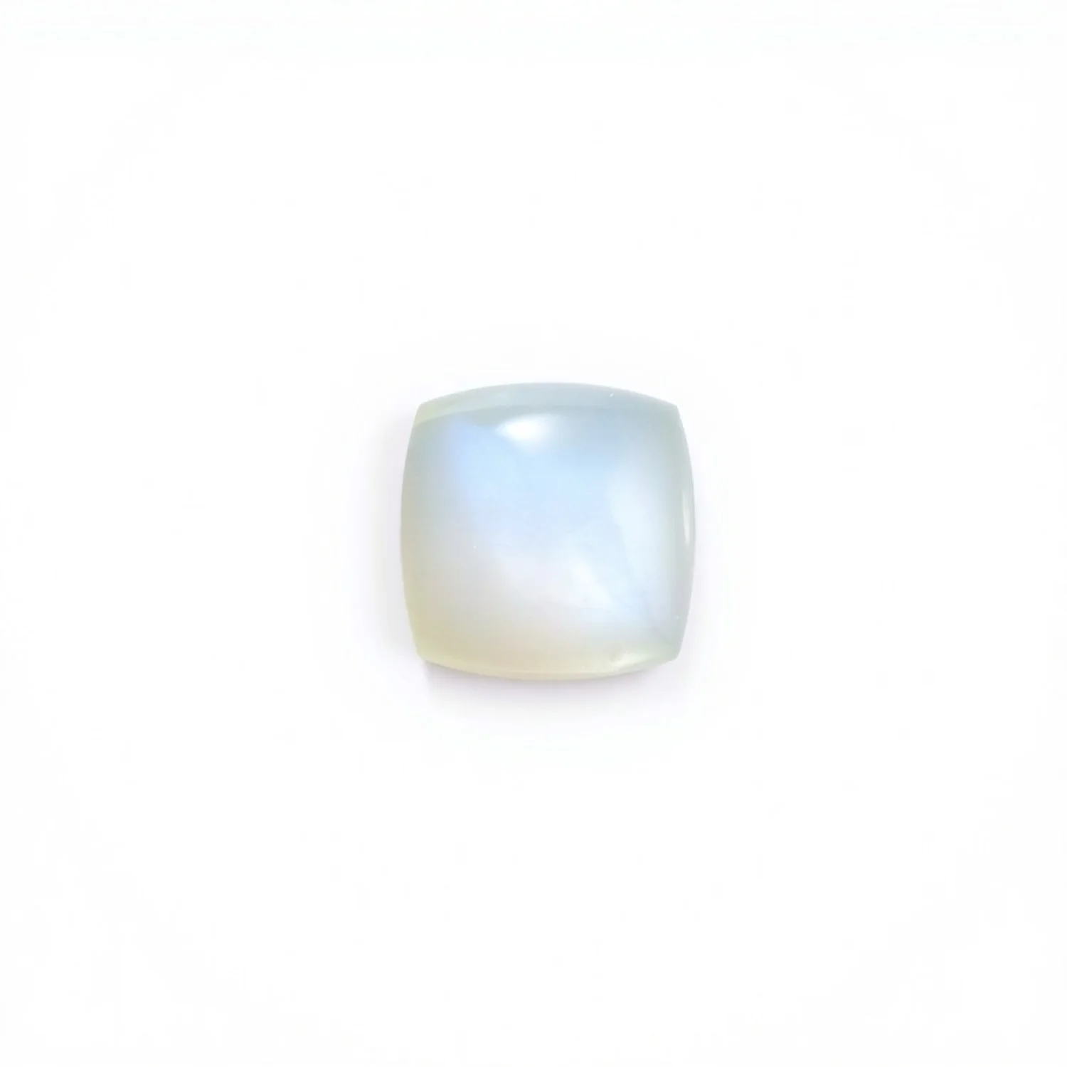 Moonstone 10PC Tiny 3x3 MM Cushion Cabochon White Natural semi Precious Loose Gemstone - Image 2