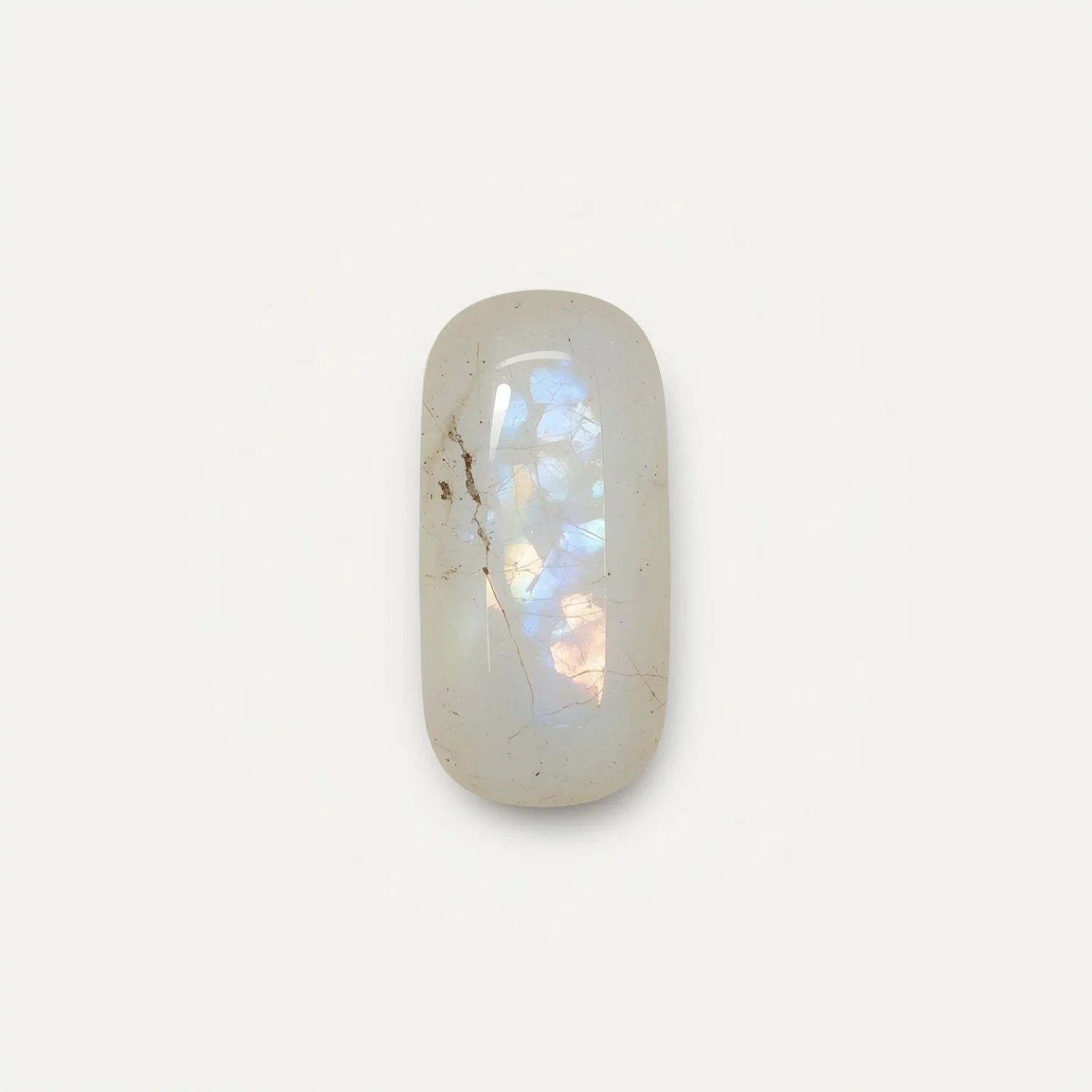 Moonstone 10PC Tiny 3x6 MM Baguette Cabochon White Pure semi Precious Loose Gems
