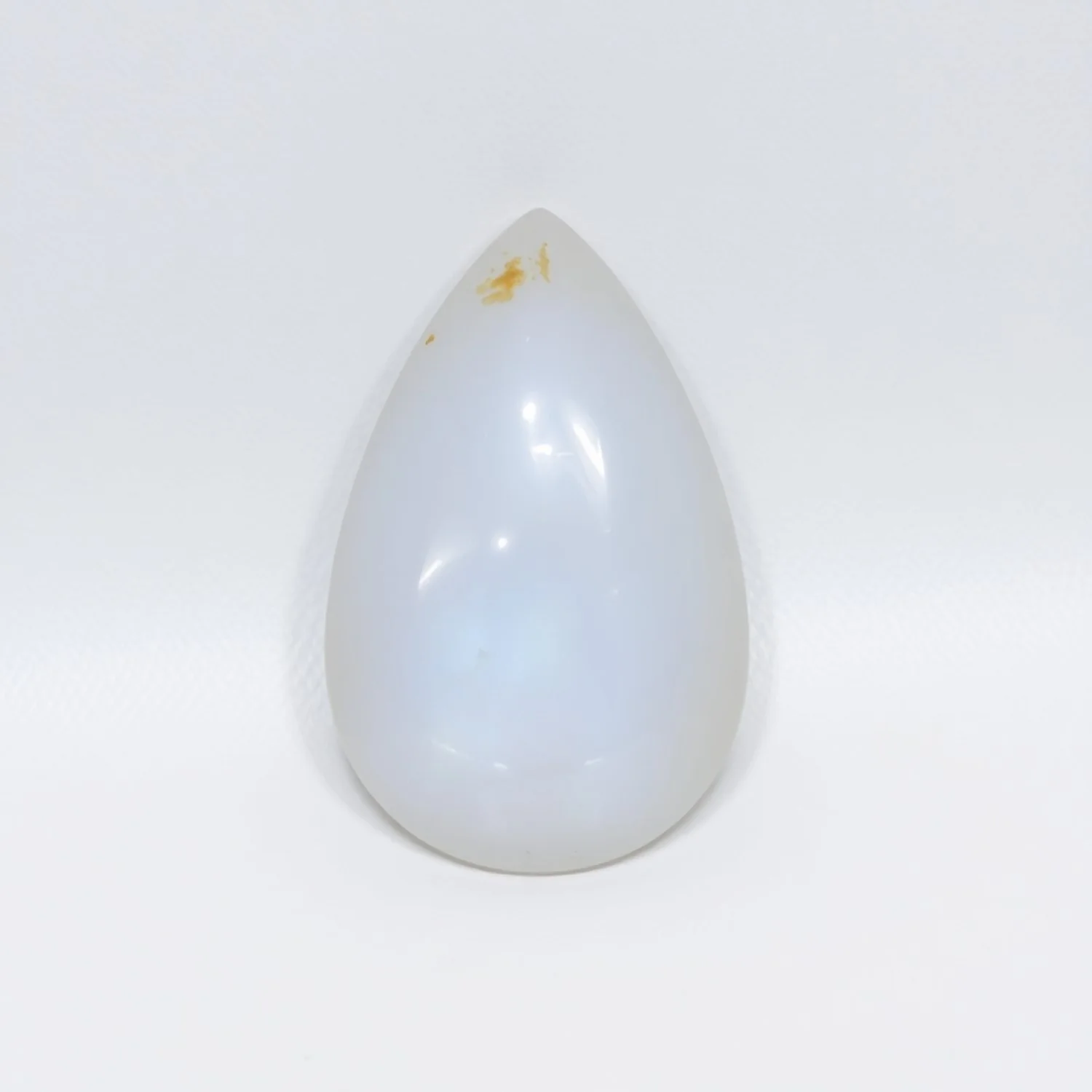 Moonstone 1PC Large 8x12 MM Pear Cabochon White Fiery semi Precious Loose Gemstone - Image 2