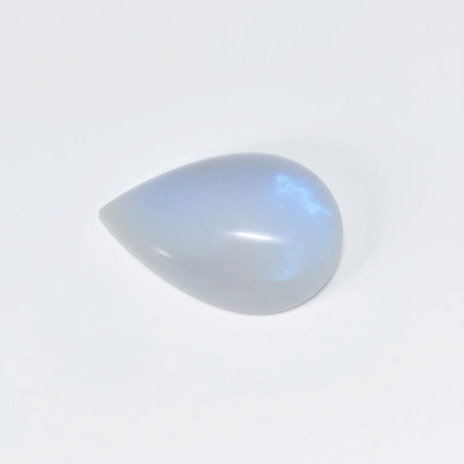 Moonstone 1PC Medium 7x10 MM Pear Cabochon White Genuine semi Precious Precious Gemstone - Image 2