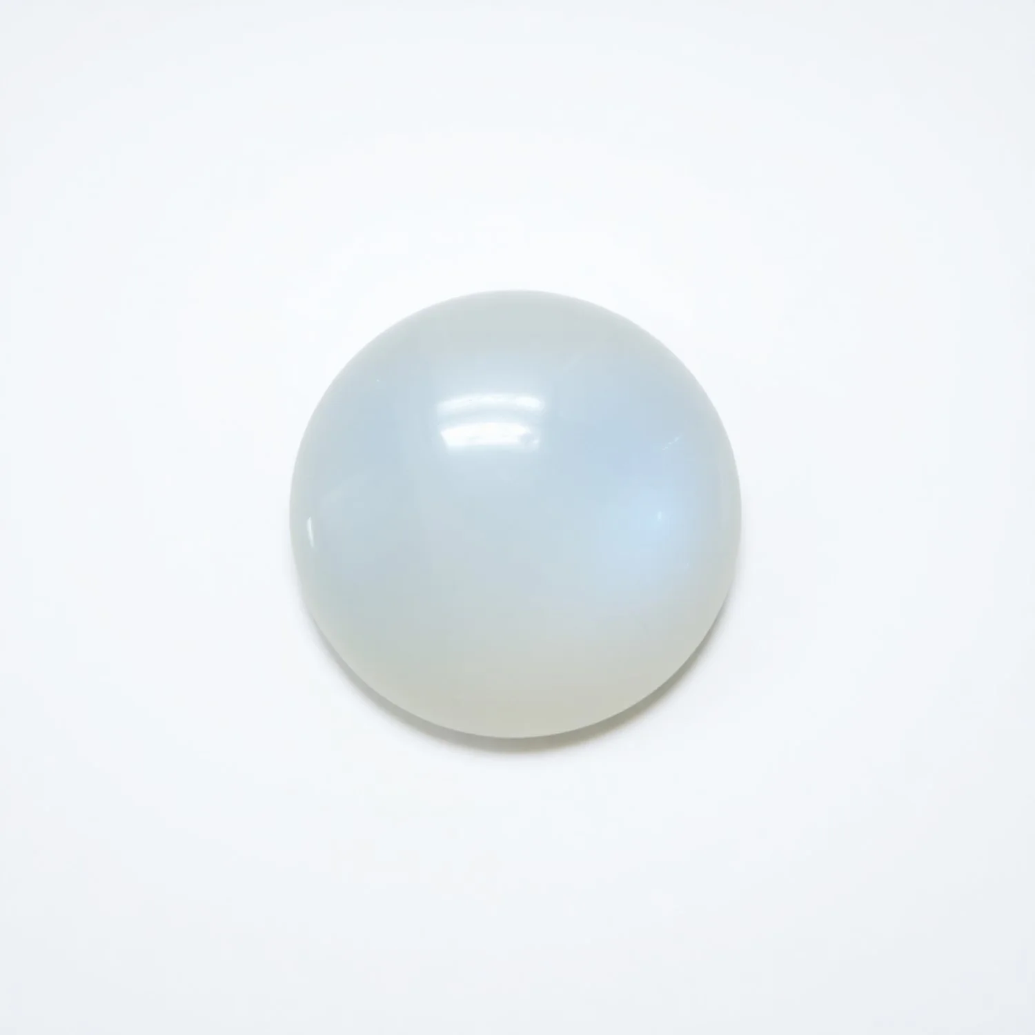 Moonstone 1PC Small 7x7 MM Round Cabochon White Fine semi Precious Gems